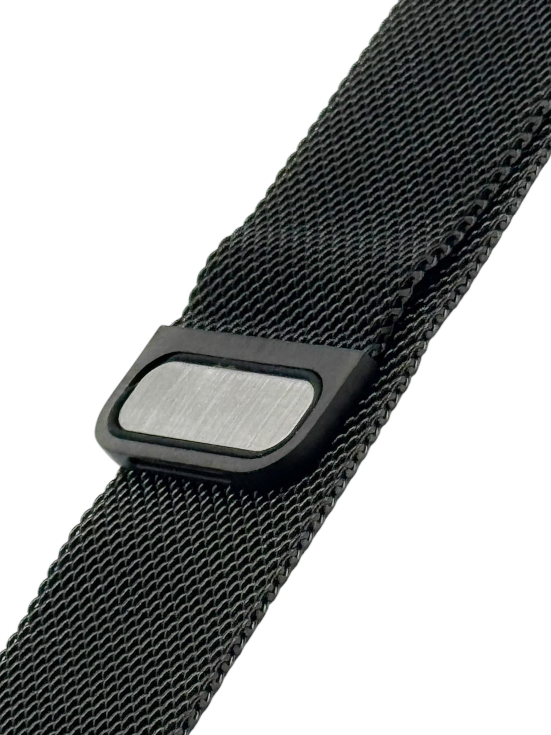 Correa para Apple Watch malla metalica con iman color negro