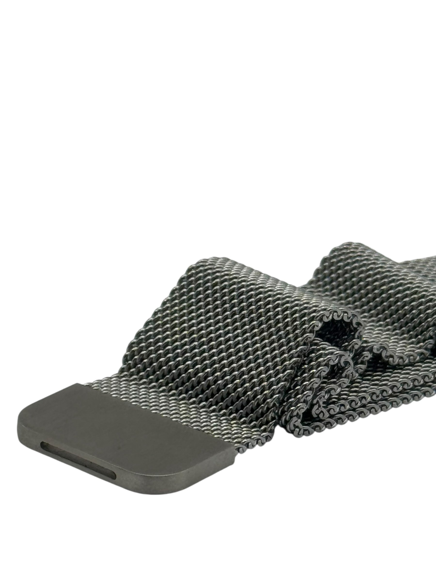 Correa para Apple Watch malla metalica con iman color Gris Espacial