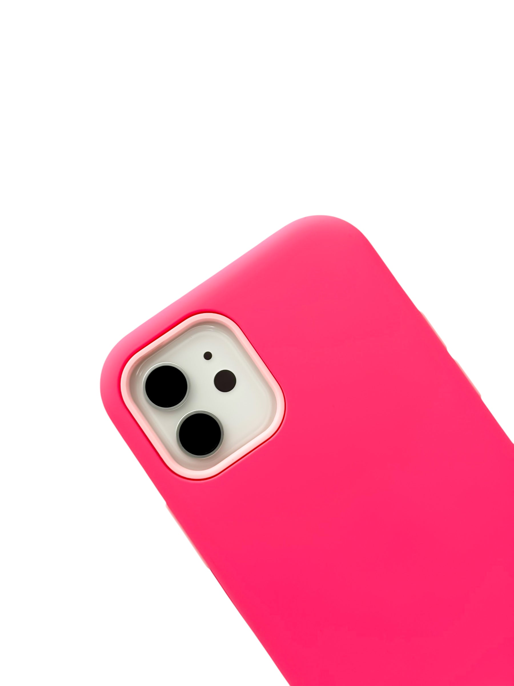 Funda Para iPhone 12 (6.1) Y 12 Pro (6.1) con marco frontal desarmable color rosa