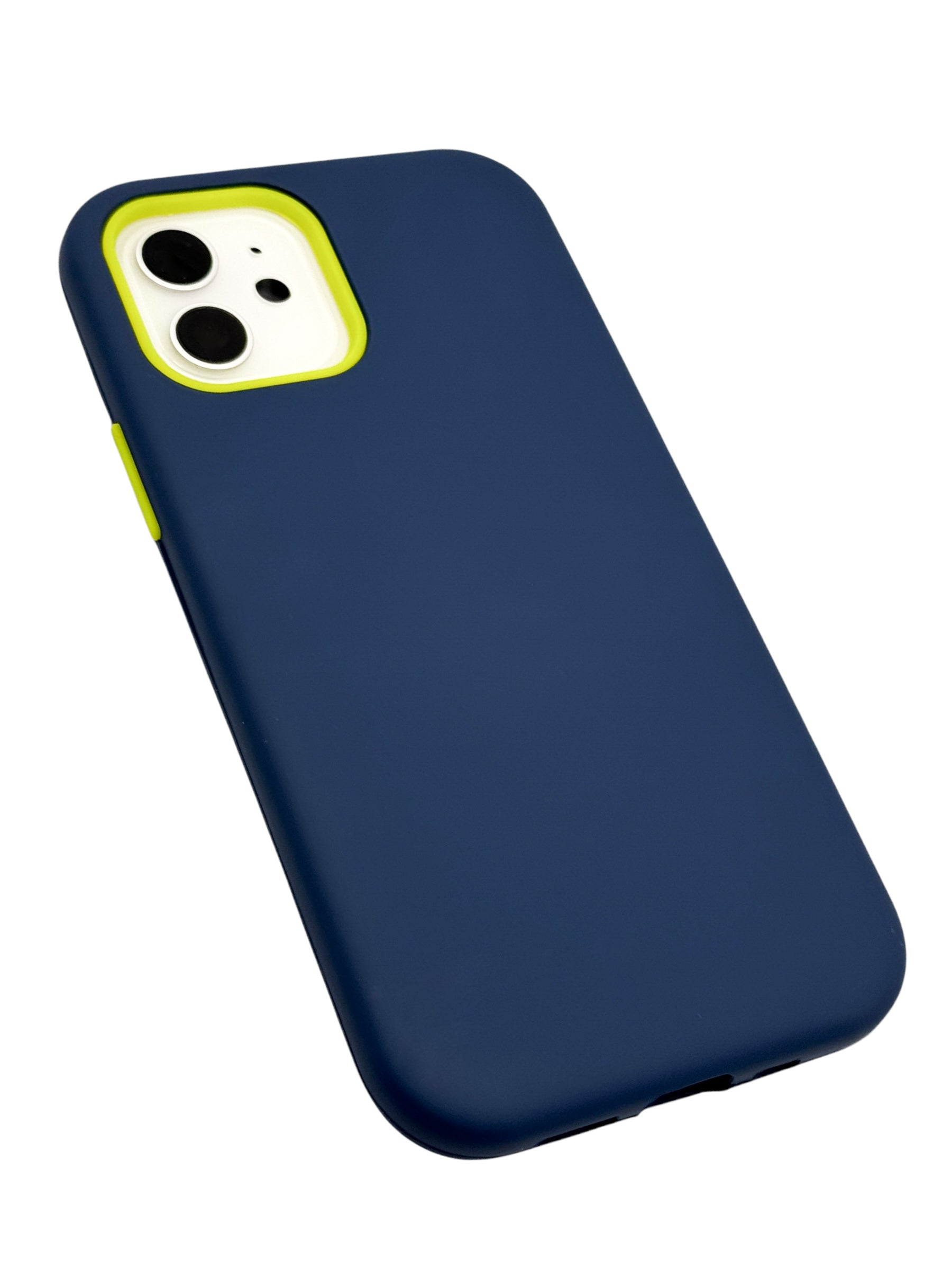 Funda Para iPhone 12 (6.1) Y 12 Pro (6.1) con marco frontal desarmable color Azul Marino