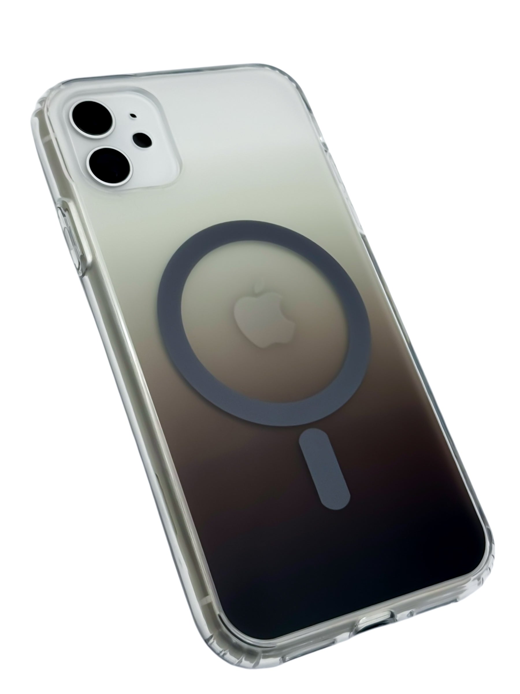 Funda Para iPhone 11 normal (6.1) Rígida Con Magsafe Efecto Degradado cafe