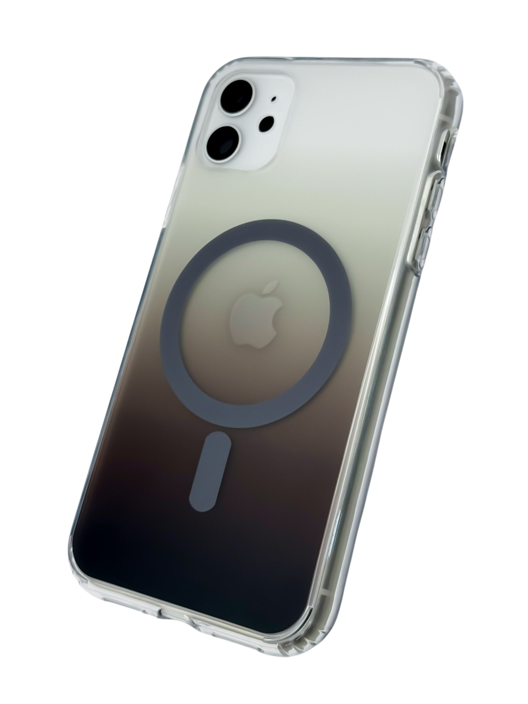 Funda Para iPhone 11 normal (6.1) Rígida Con Magsafe Efecto Degradado cafe