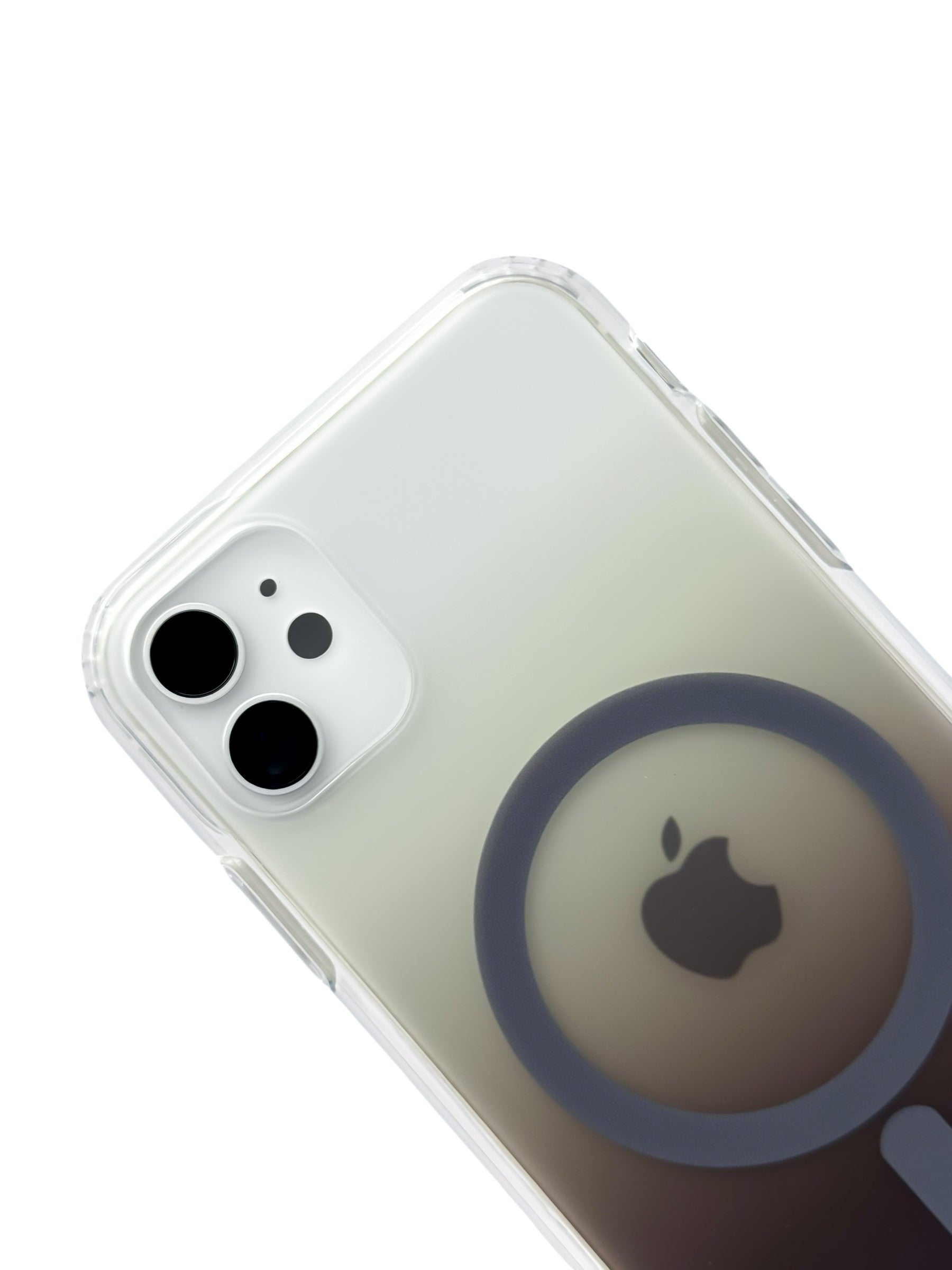 Funda Para iPhone 11 normal (6.1) Rígida Con Magsafe Efecto Degradado cafe