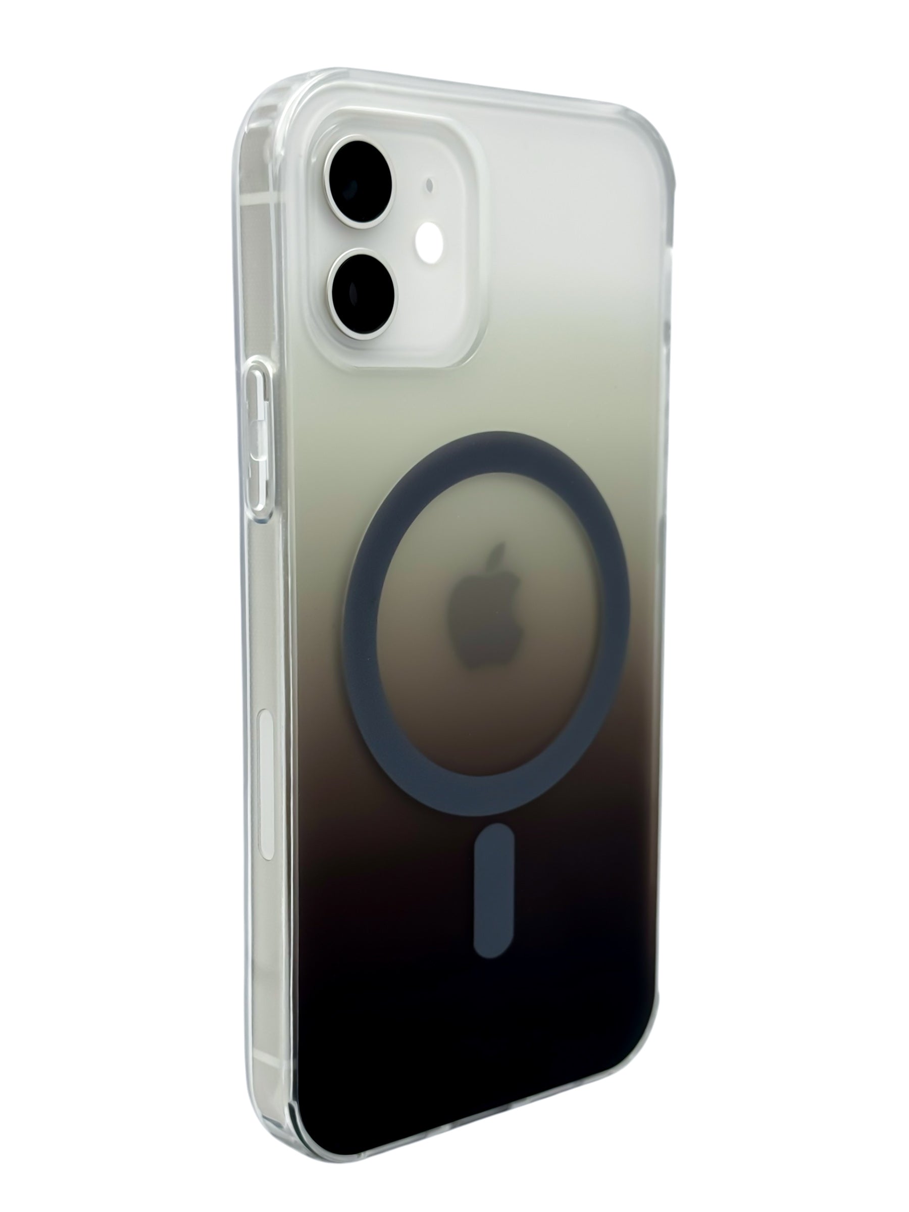 Funda Para iPhone 12 (6.1) Y 12 Pro (6.1) Rígida Con Magsafe Efecto Degradado cafe