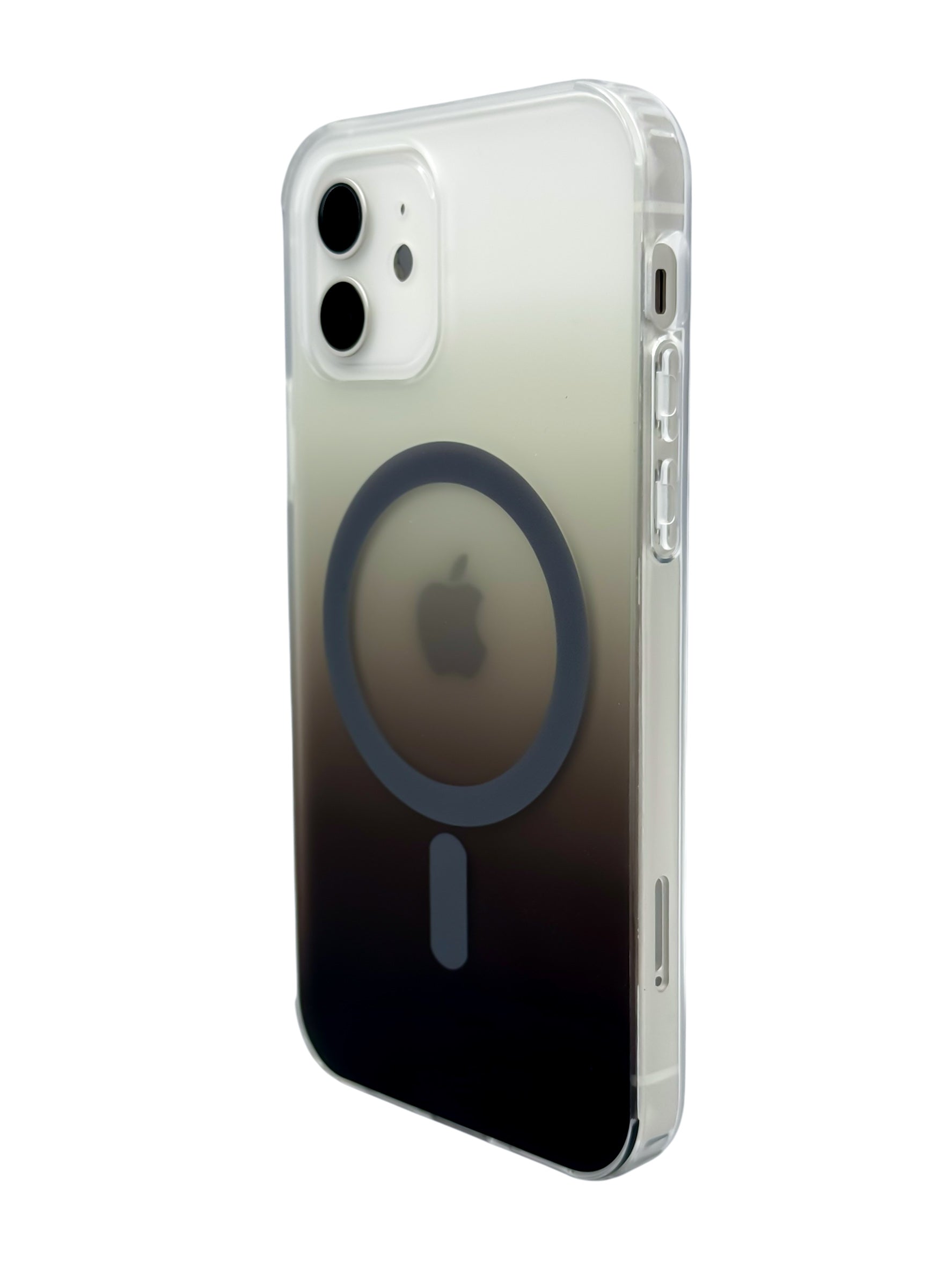 Funda Para iPhone 12 (6.1) Y 12 Pro (6.1) Rígida Con Magsafe Efecto Degradado cafe
