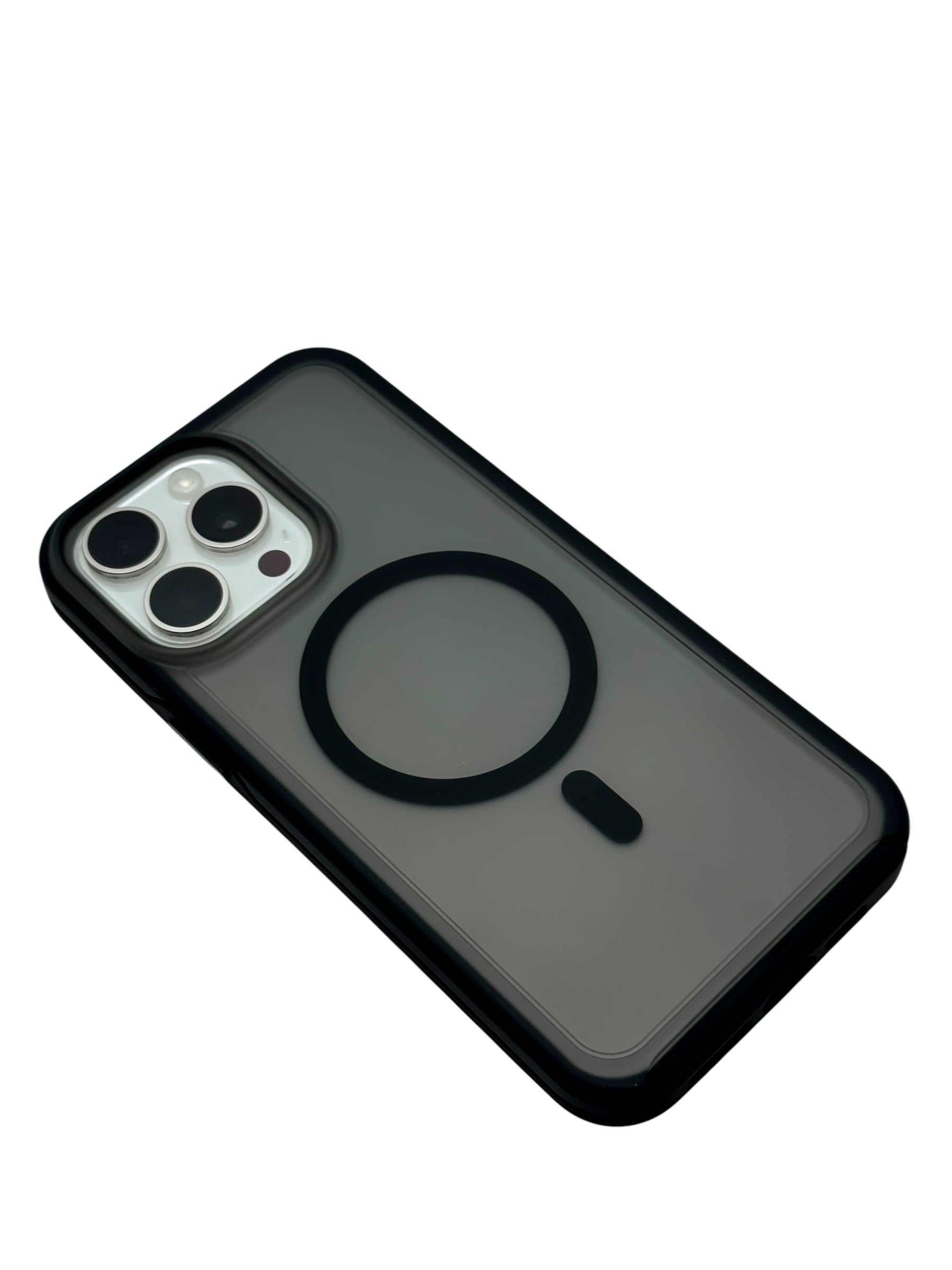 Funda Para iPhone 15 PRO normal Rigida Compatible Con Magsafe Color Negro