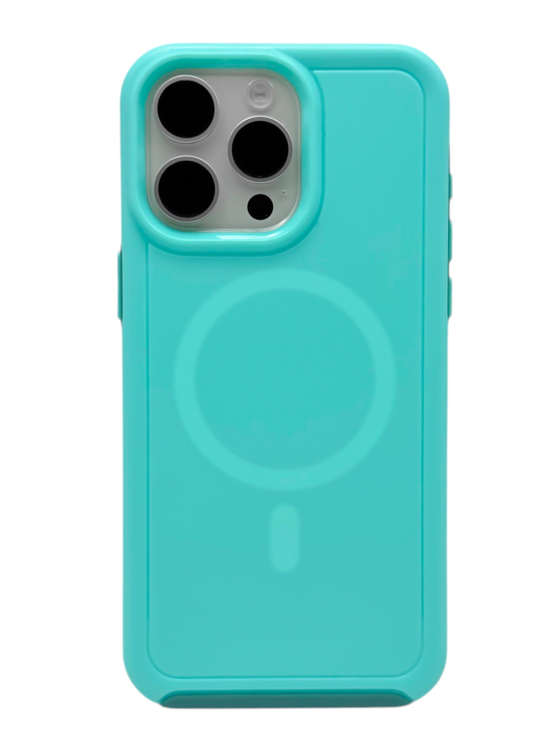 Funda para iPhone 15 pro normal Rigida con aro magsafe Menta