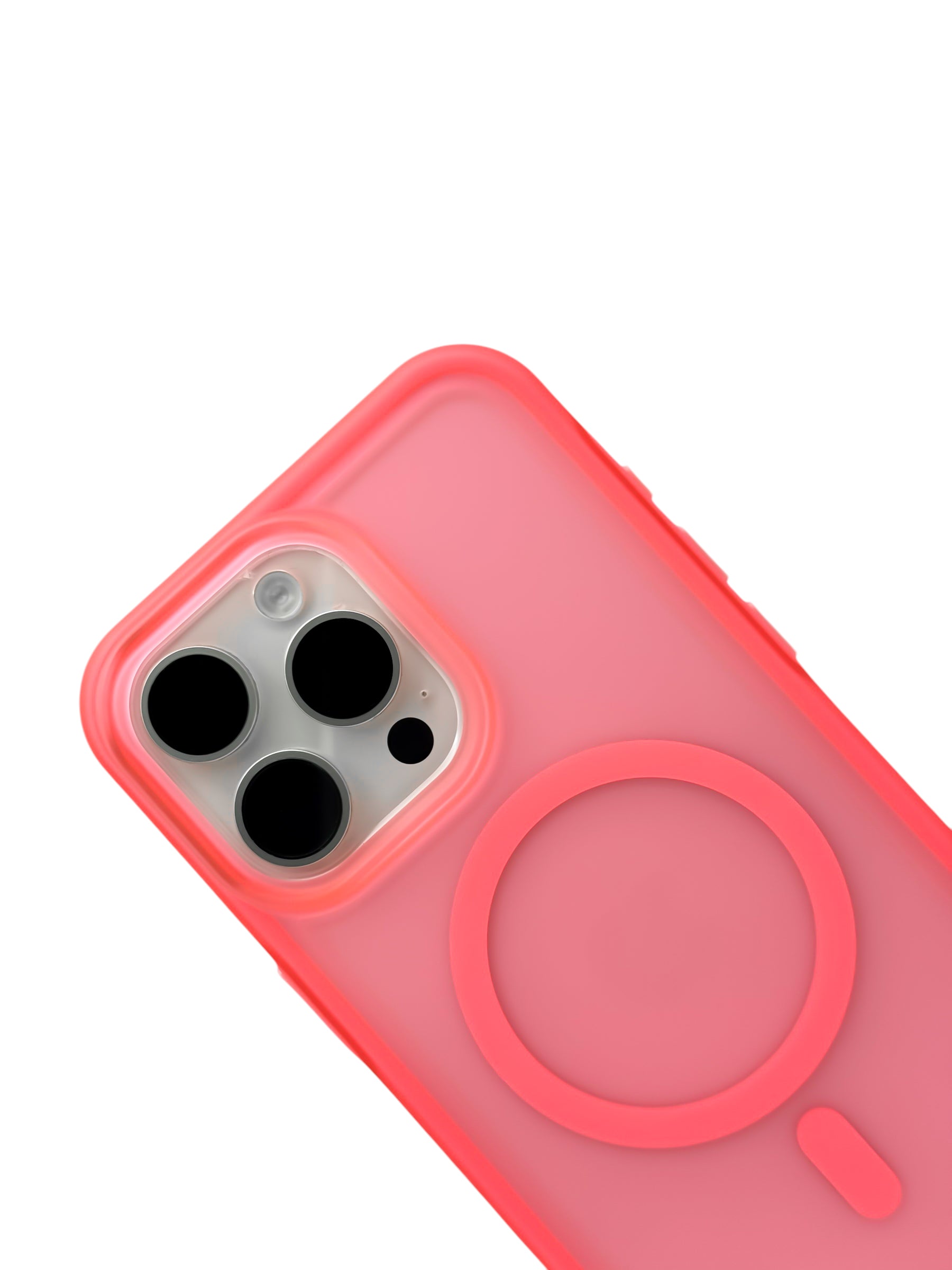Funda Para iPhone 15 Pro Max Rigida Compatible Con Magsafe Color Rosa