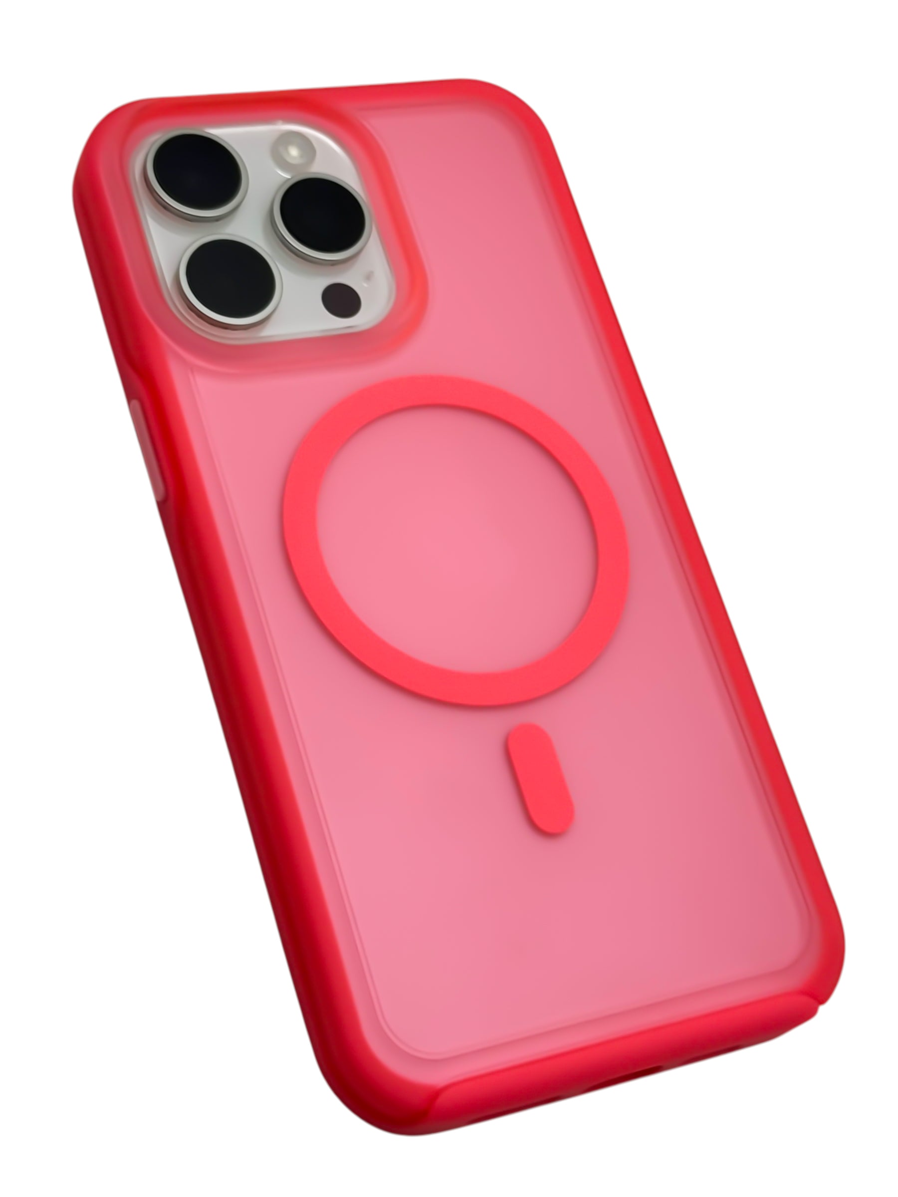 Funda Para iPhone 15 Pro Max Rigida Compatible Con Magsafe Color Rosa