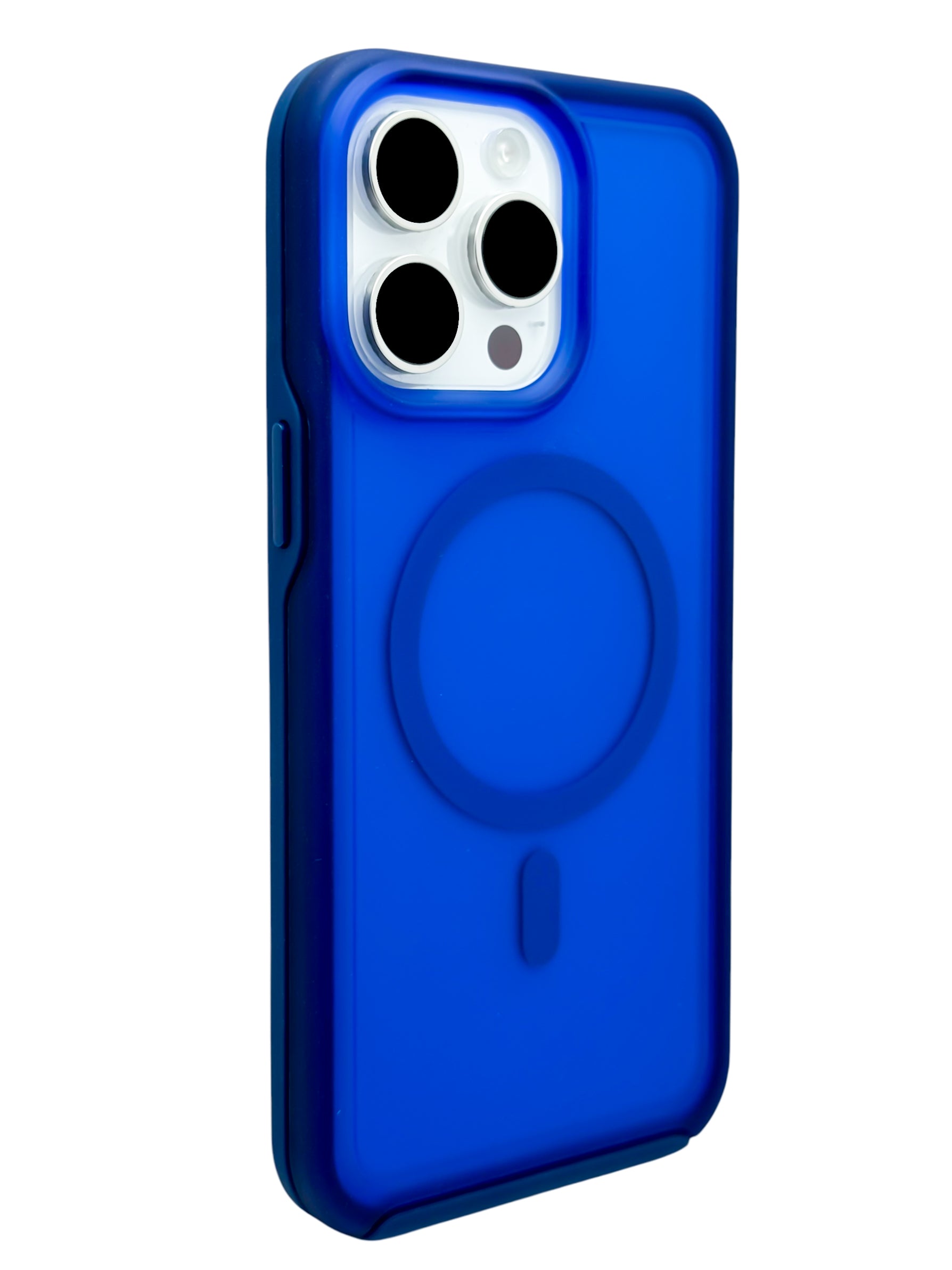 Funda Para iPhone 15 PRO normal Rigida Compatible Con Magsafe Color Azul