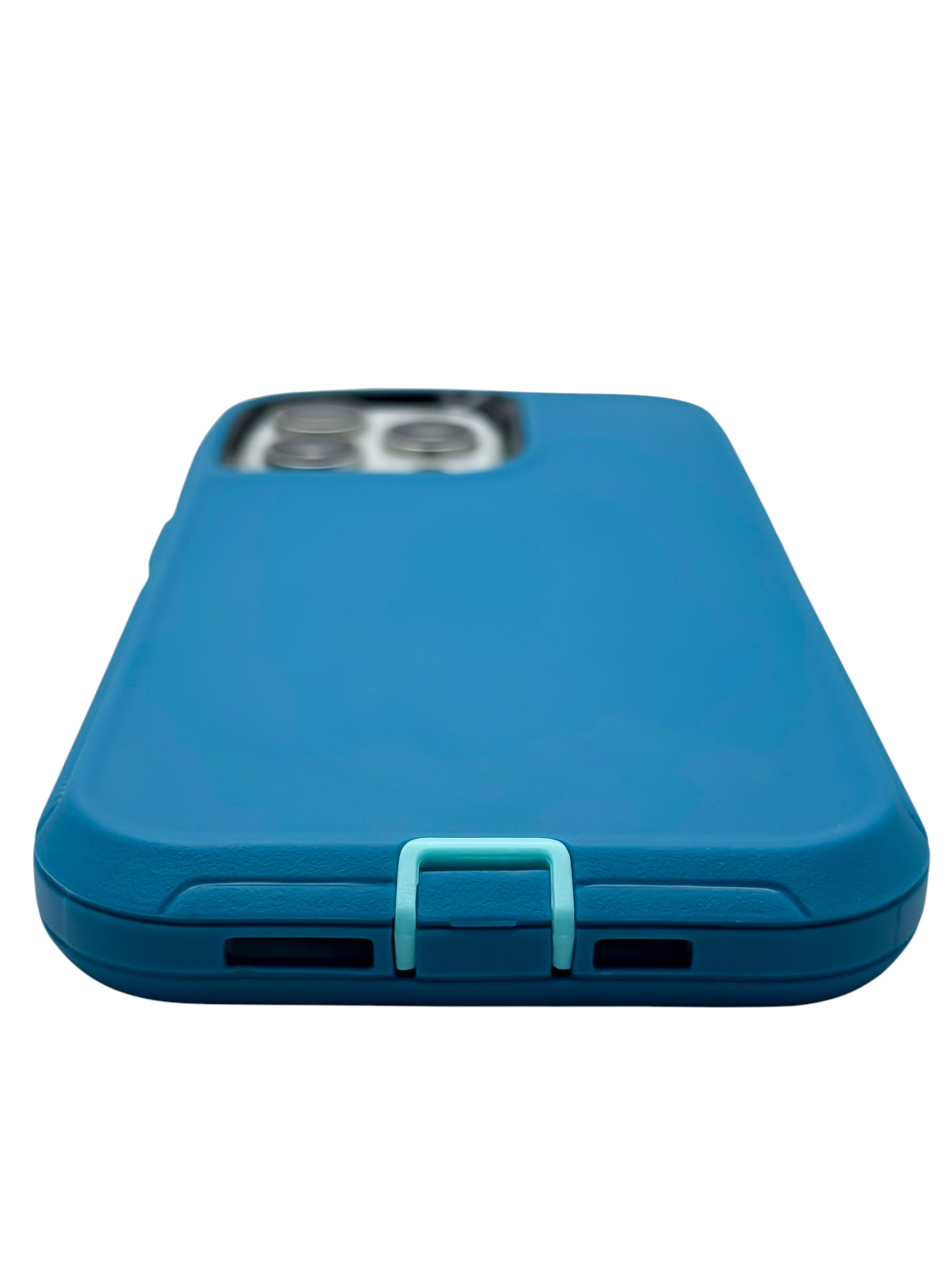 Funda para iPhone 15 pro normal uso rudo extremo 3 en 1 color azul