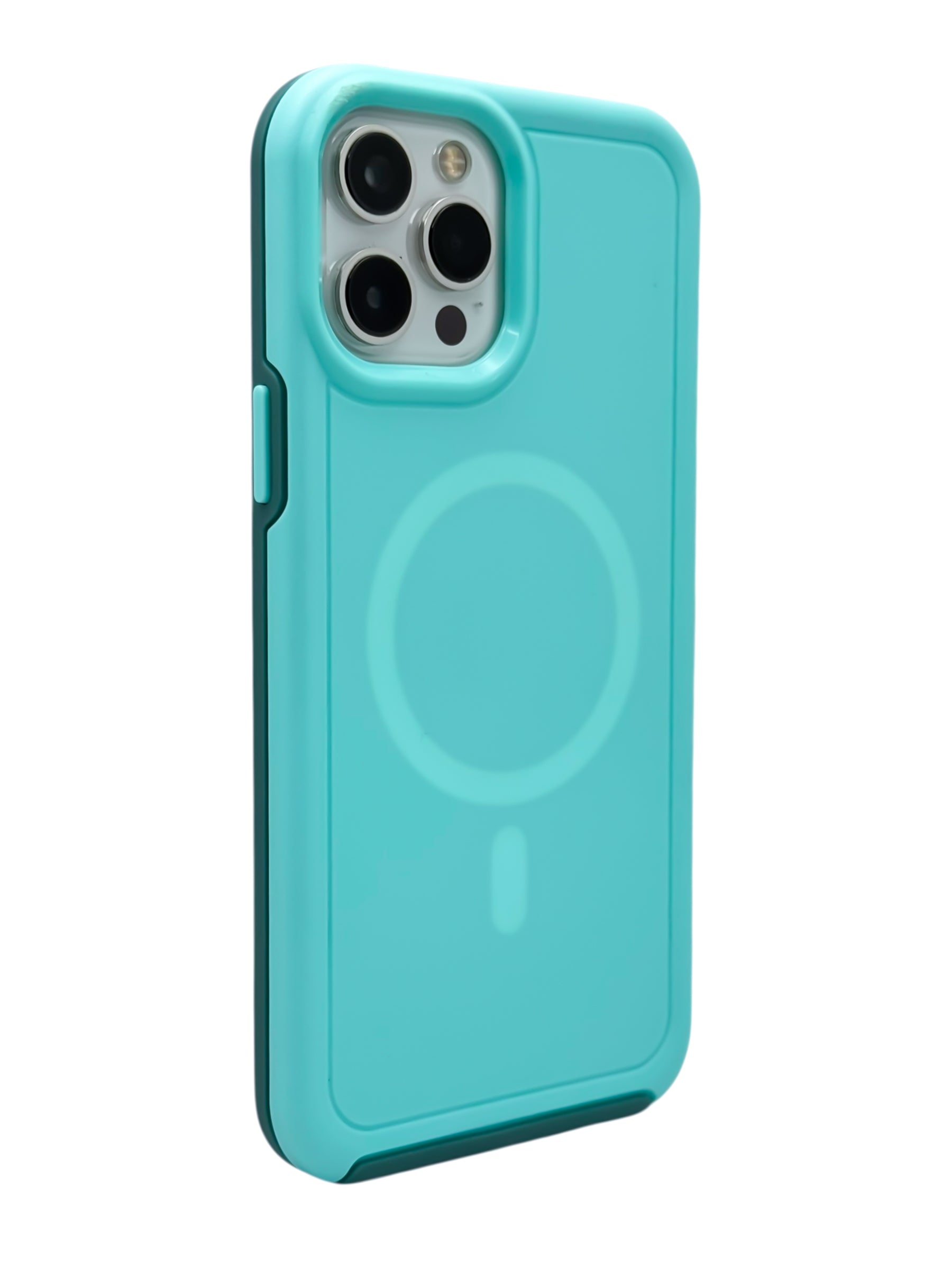 Funda para iPhone 12 PRO MAX (6.7) Rigida con aro magsafe Menta