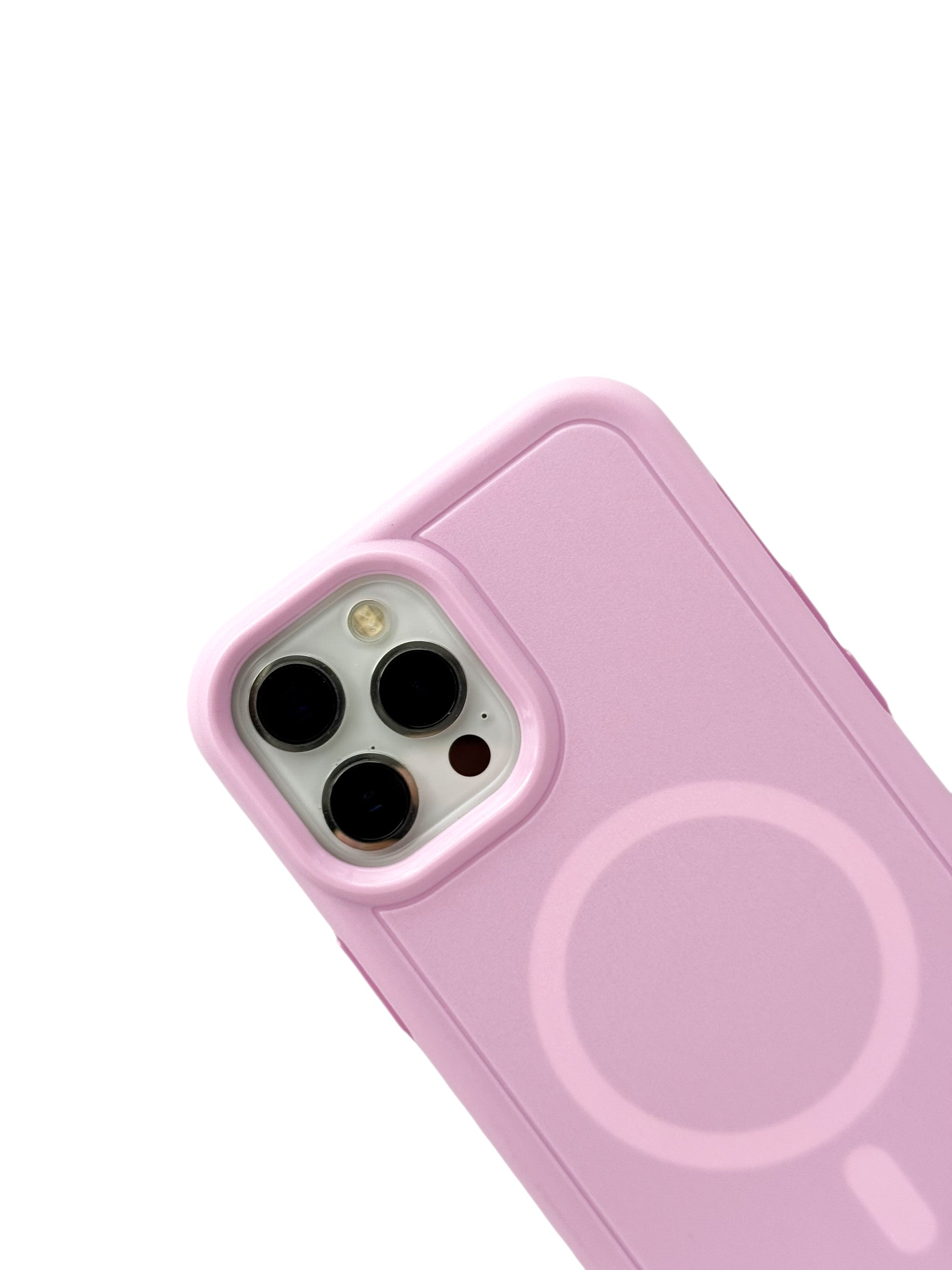 Funda para iPhone 12 PRO MAX (6.7) Rigida con aro magsafe Lila