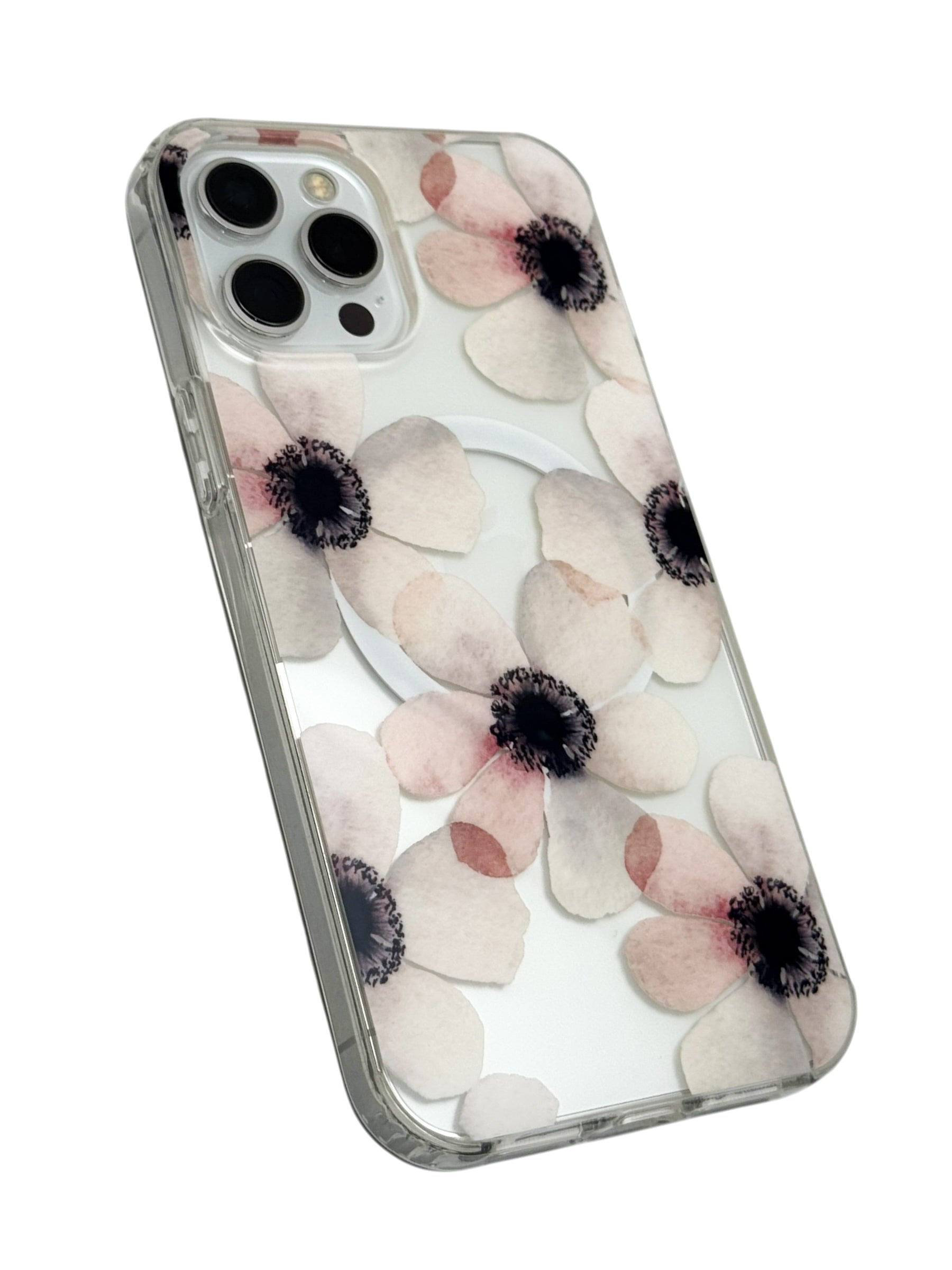 Funda para iPhone 12 PRO MAX (6.7) con Magsafe diseño Flores Rosas