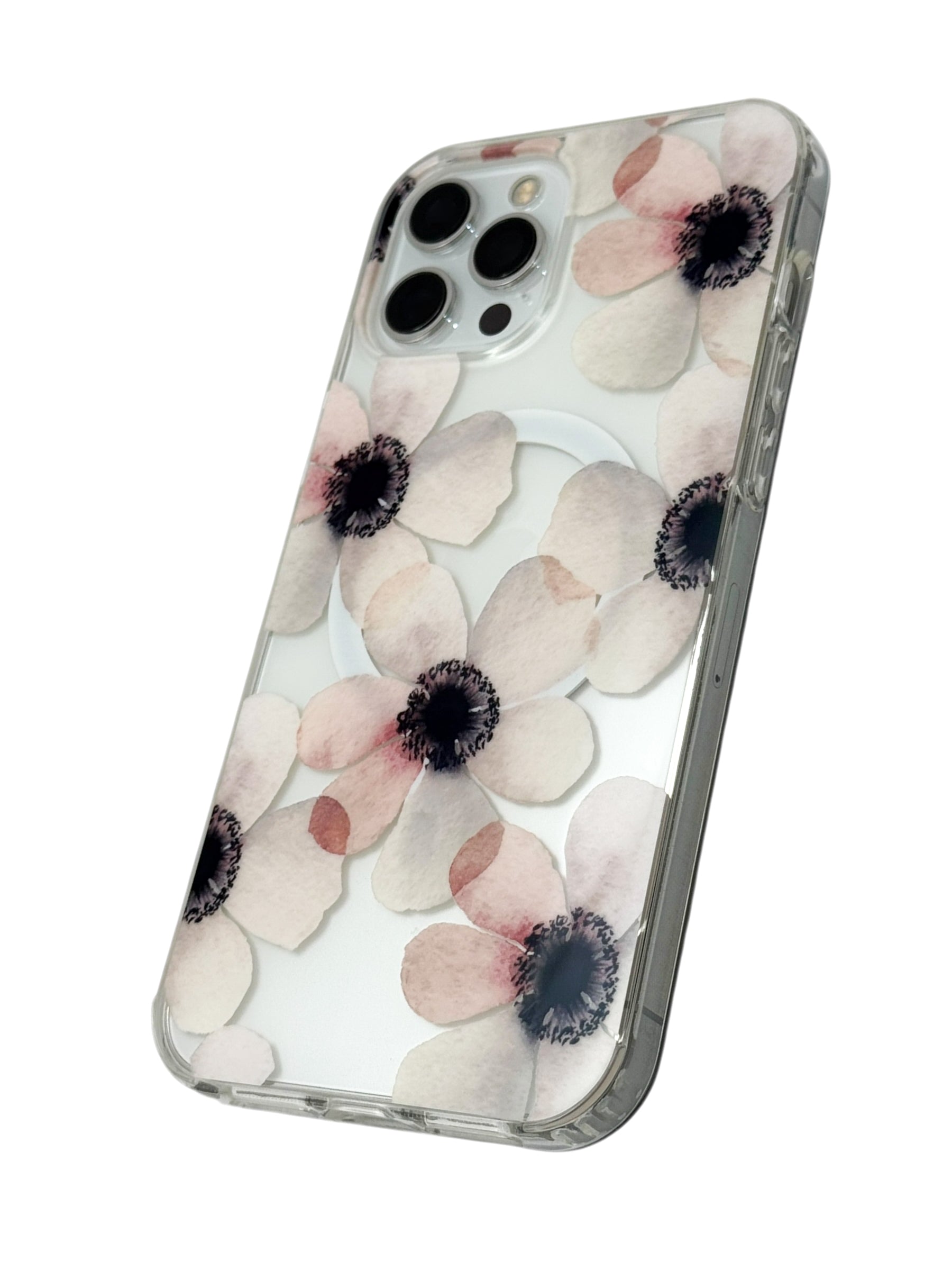 Funda para iPhone 12 PRO MAX (6.7) con Magsafe diseño Flores Rosas
