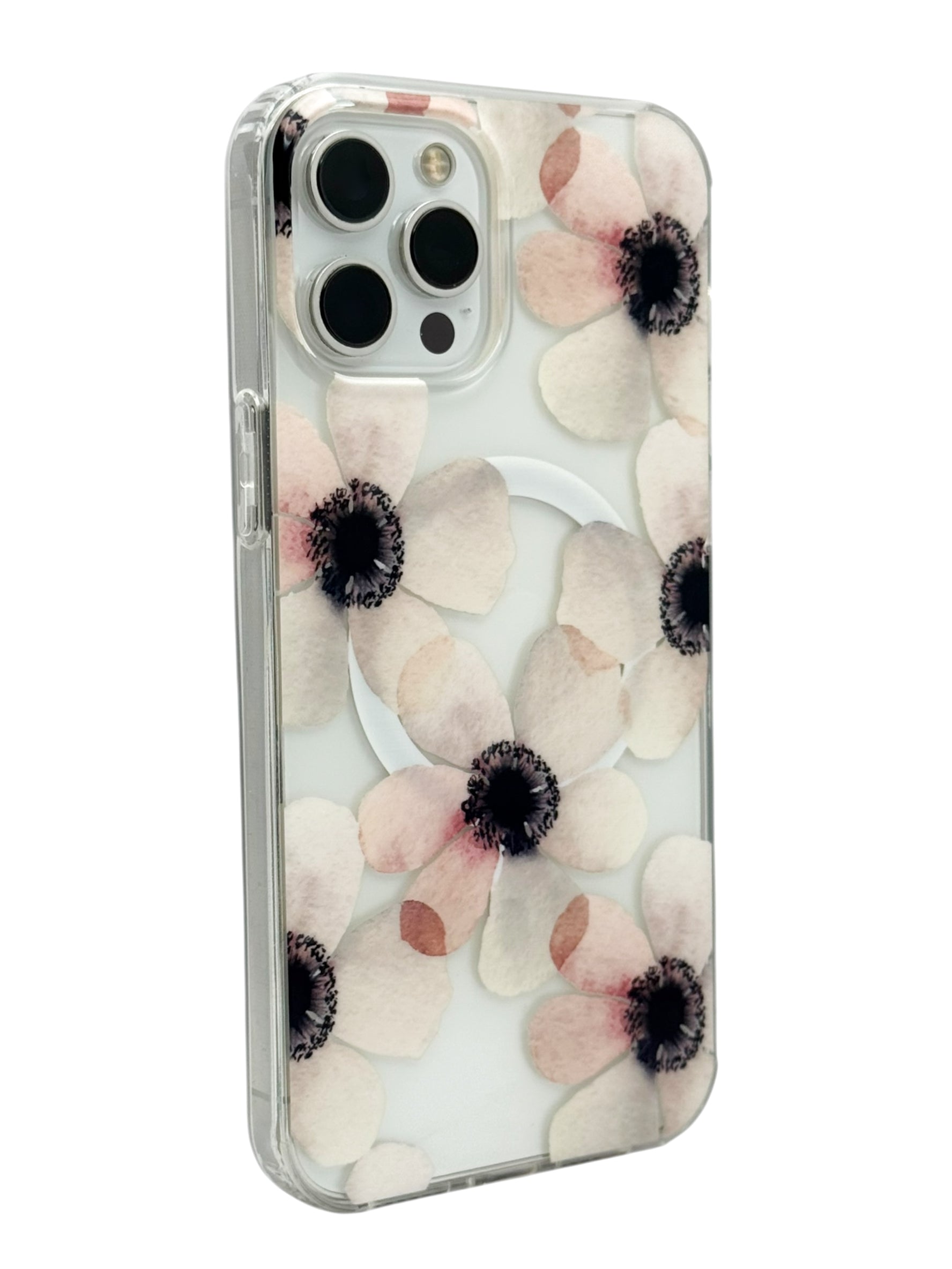 Funda para iPhone 12 PRO MAX (6.7) con Magsafe diseño Flores Rosas