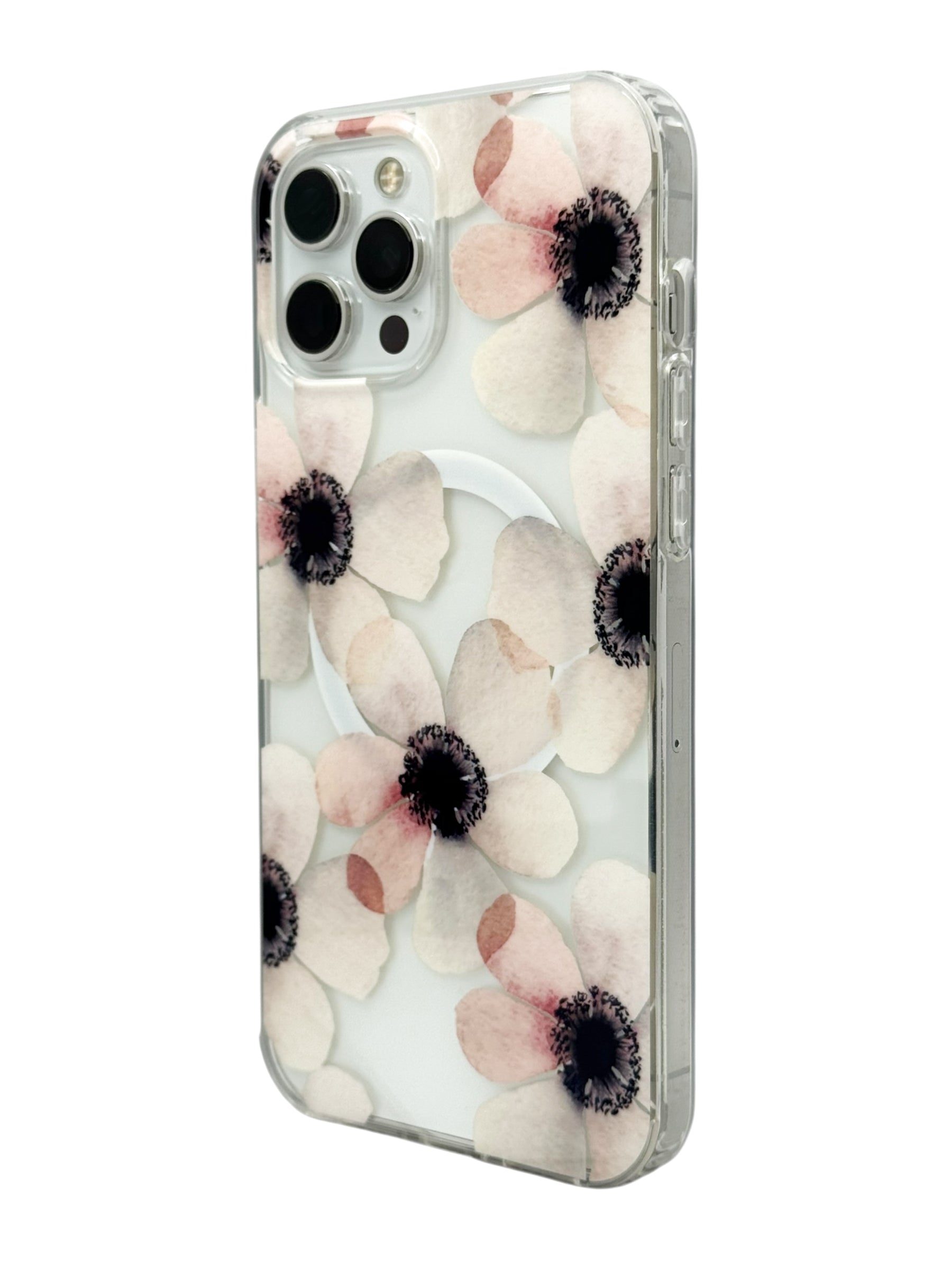 Funda para iPhone 12 PRO MAX (6.7) con Magsafe diseño Flores Rosas