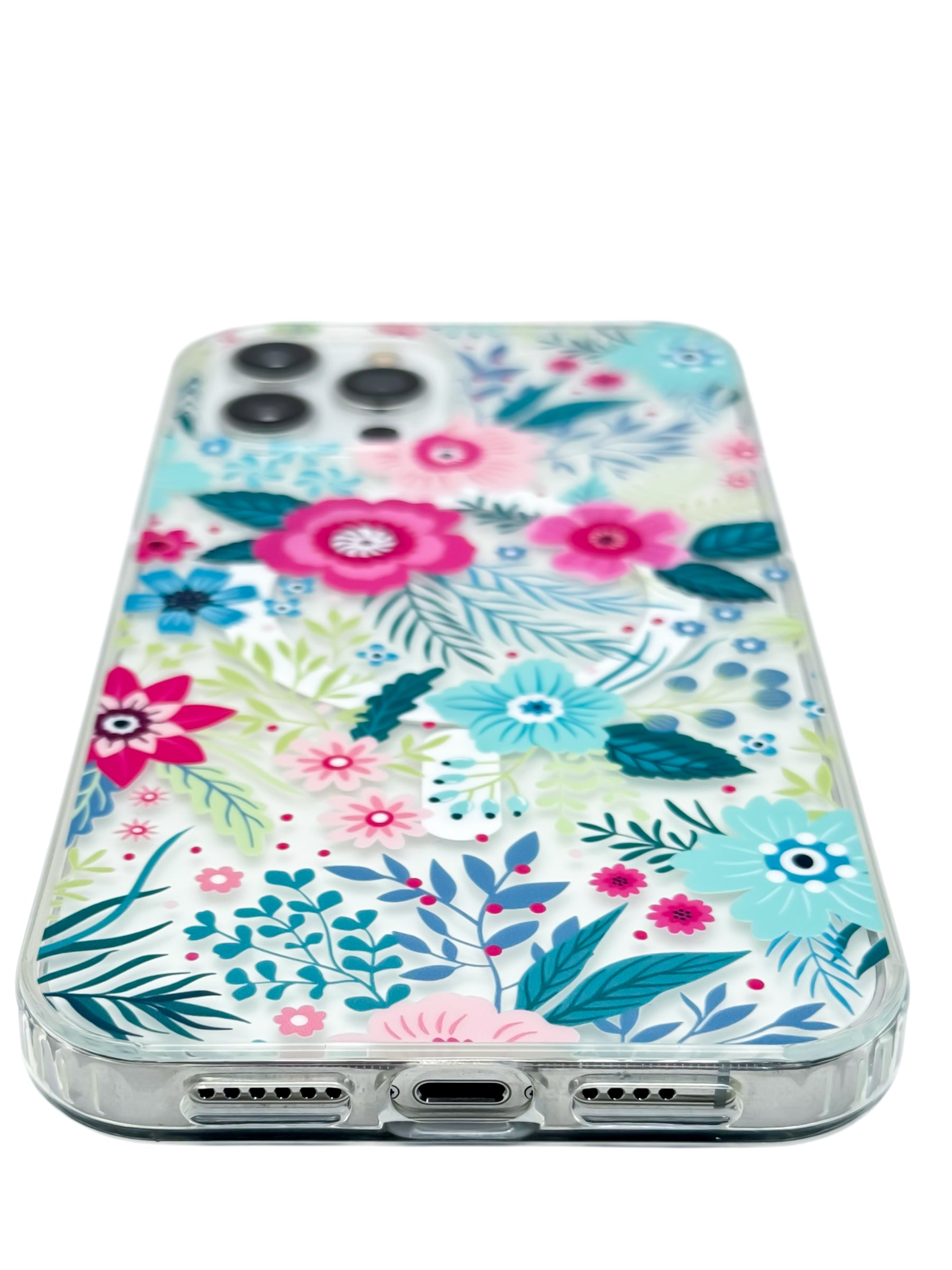 Funda para iPhone 12 PRO MAX (6.7) con Magsafe diseño Flores de colores