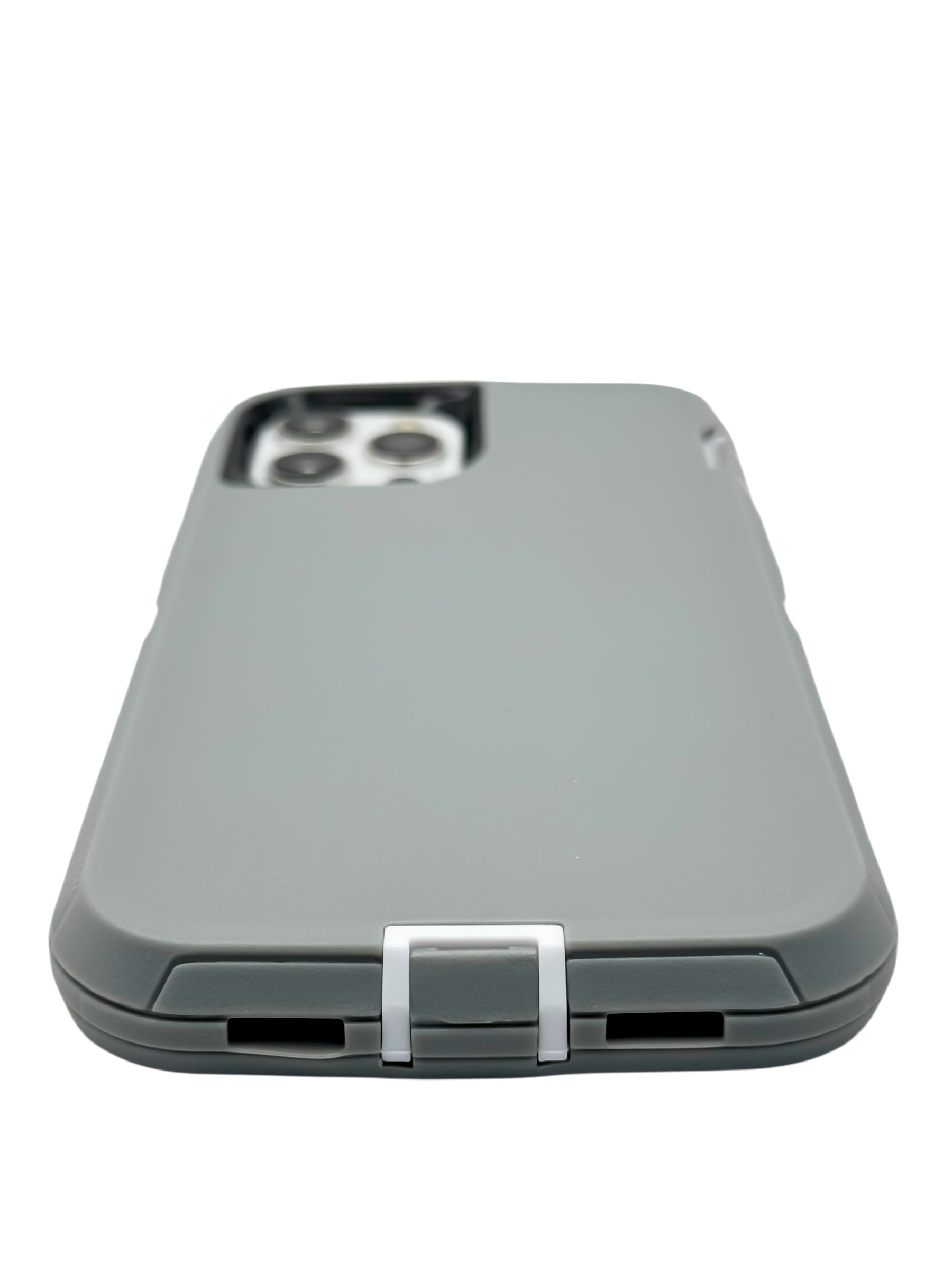 Funda para iPhone 12 PRO MAX (6.7) uso rudo extremo 3 en 1 color gris