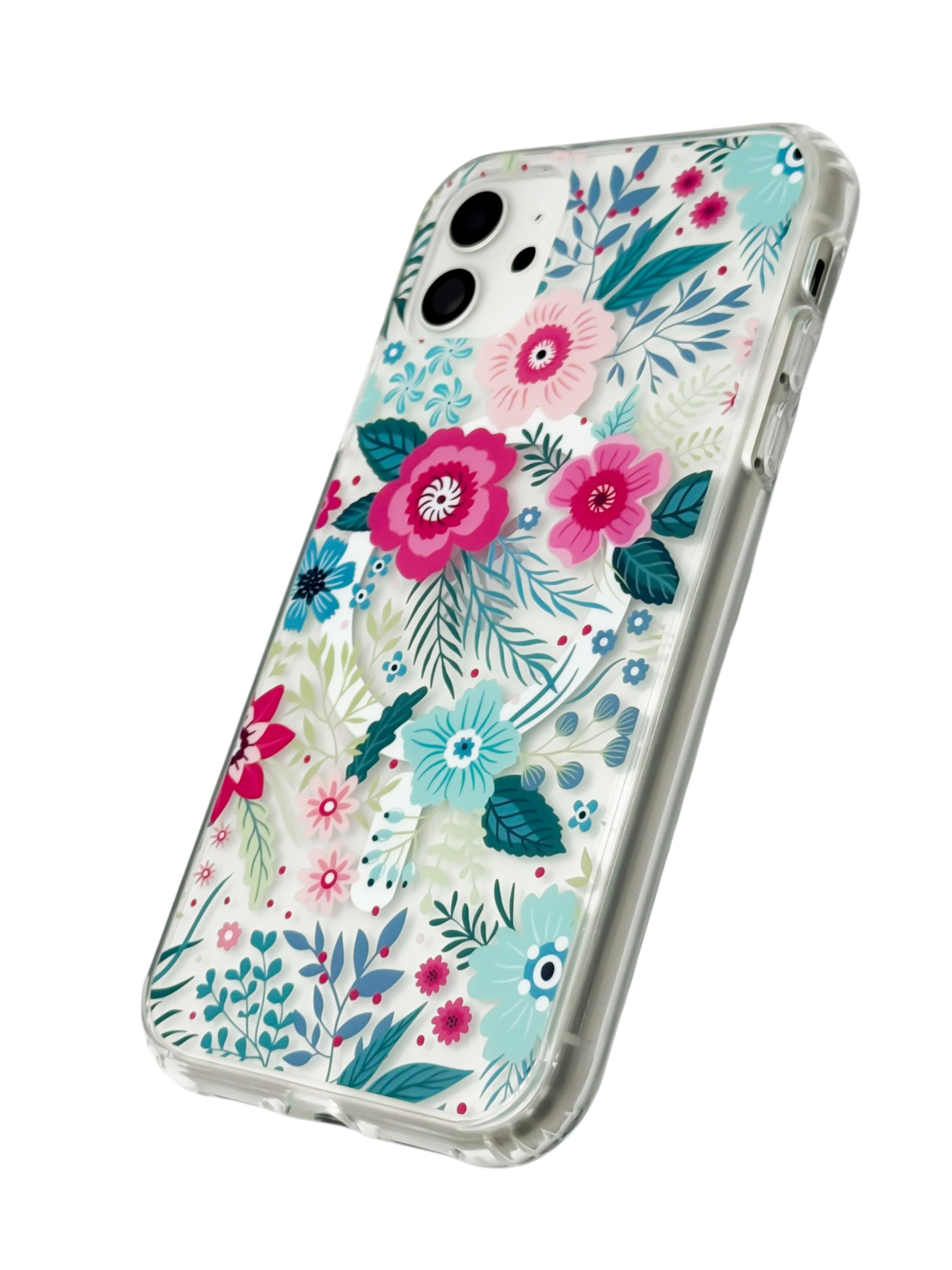 Funda para iPhone 11 normal (6.1) con Magsafe diseño Flores de colores