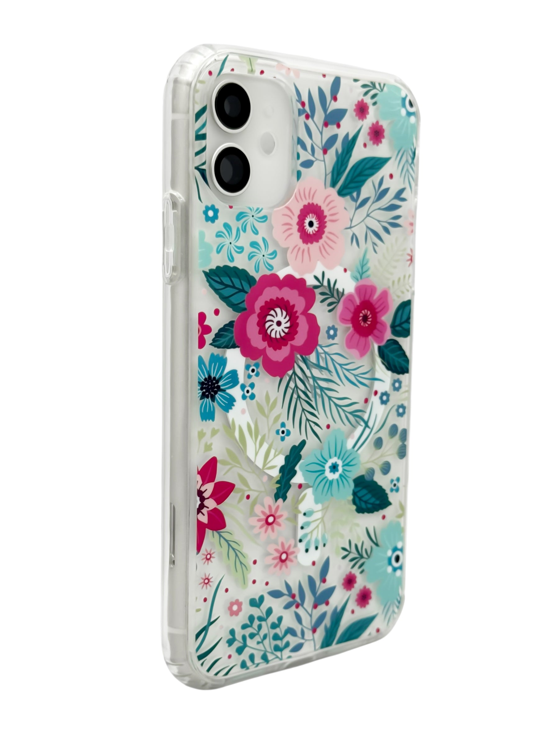 Funda para iPhone 11 normal (6.1) con Magsafe diseño Flores de colores