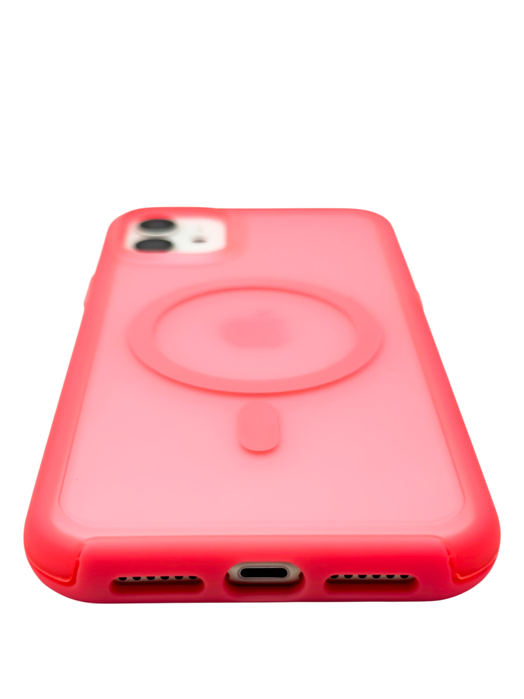 Funda Para iPhone 11 normal (6.1) Rigida Compatible Con Magsafe Color Rosa