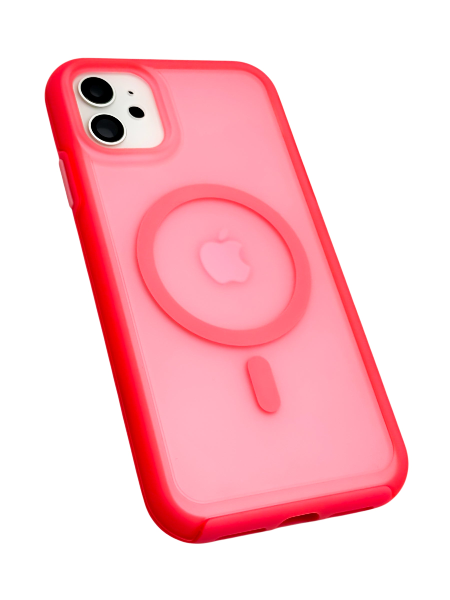 Funda Para iPhone 11 normal (6.1) Rigida Compatible Con Magsafe Color Rosa