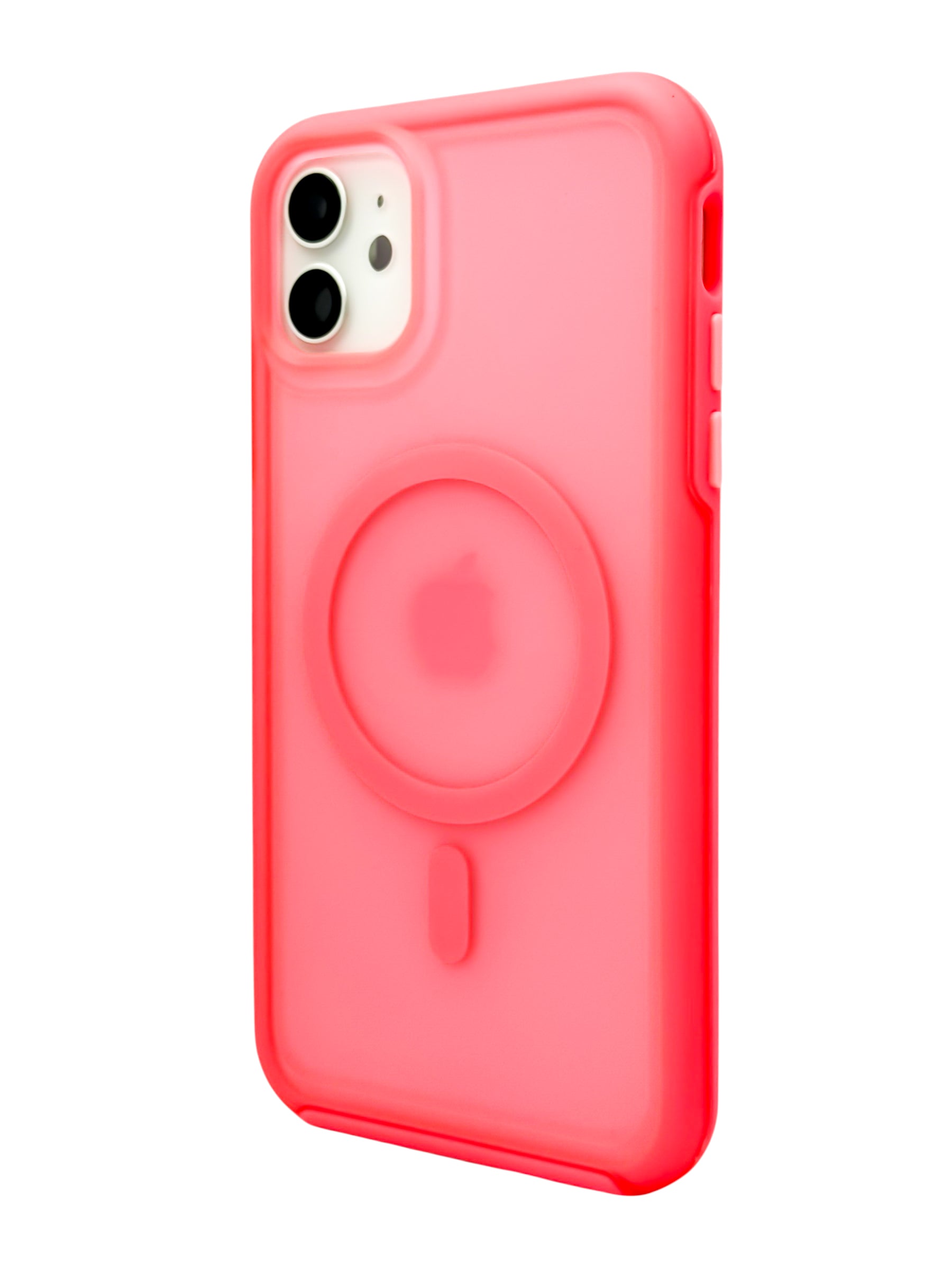 Funda Para iPhone 11 normal (6.1) Rigida Compatible Con Magsafe Color Rosa