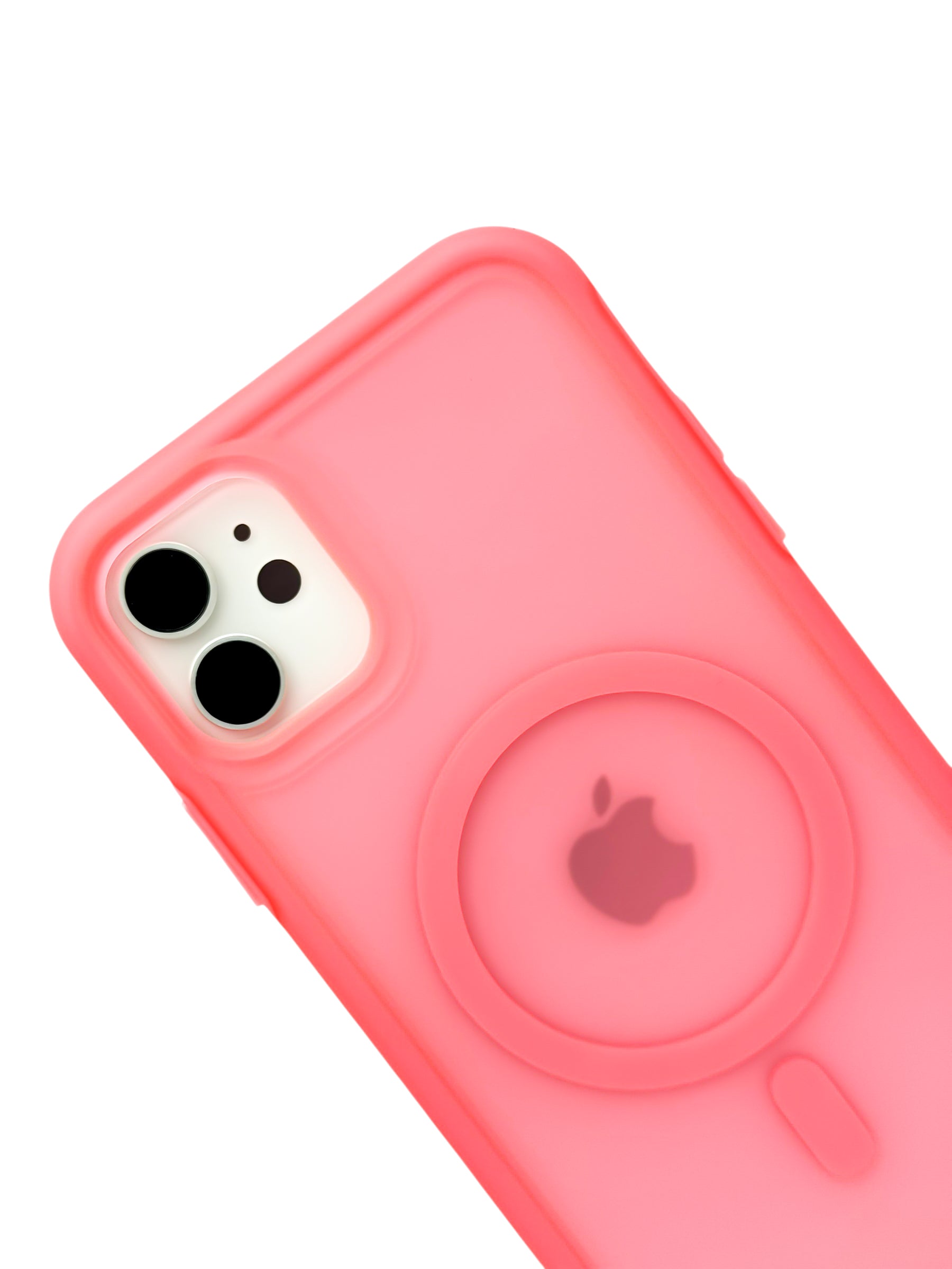 Funda Para iPhone 11 normal (6.1) Rigida Compatible Con Magsafe Color Rosa