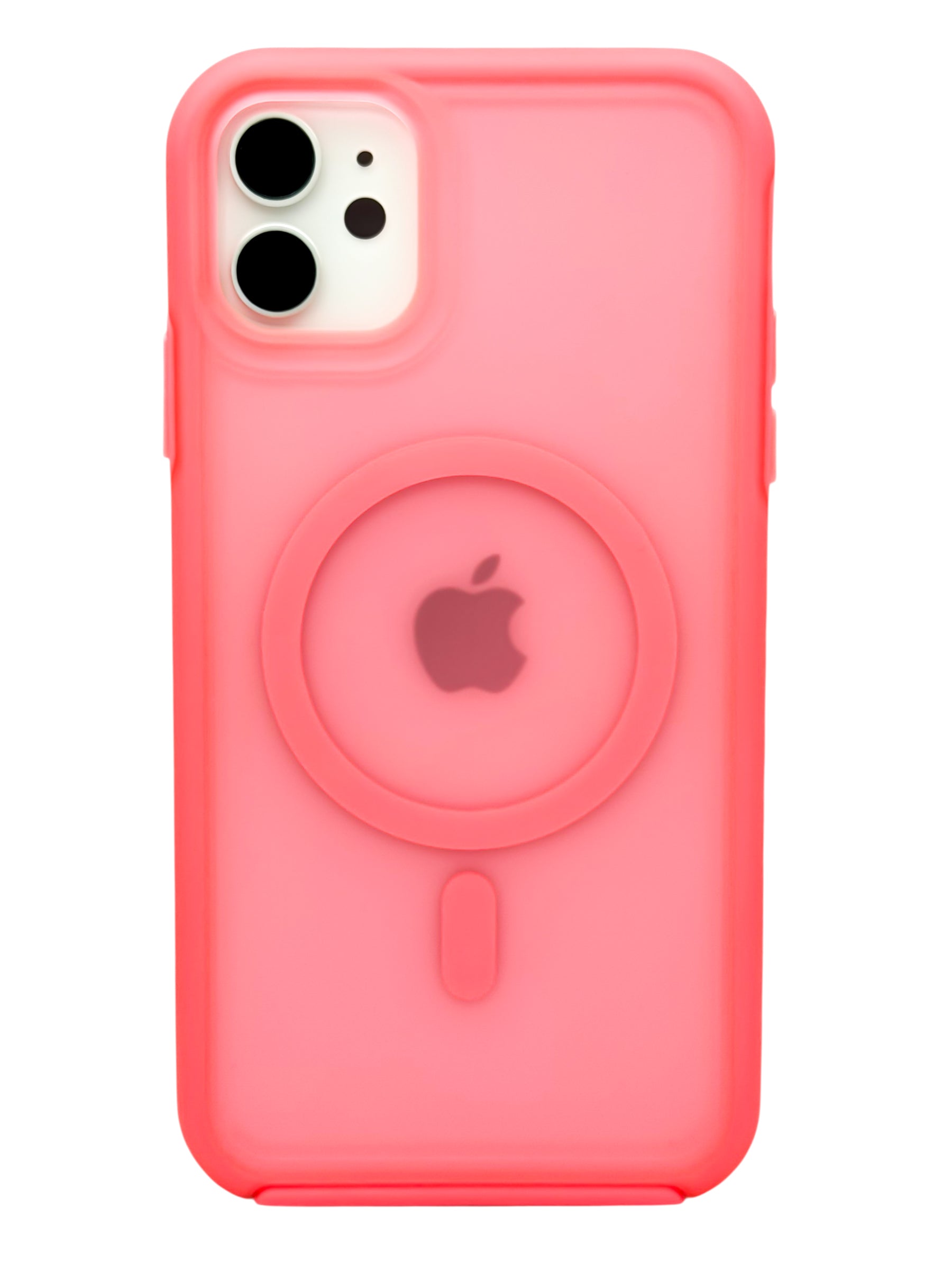 Funda Para iPhone 11 normal (6.1) Rigida Compatible Con Magsafe Color Rosa