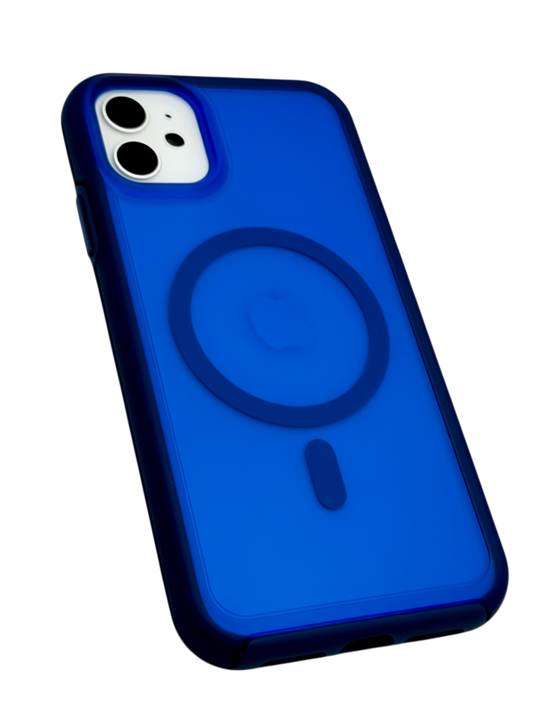 Funda Para iPhone 11 normal (6.1) Rigida Compatible Con Magsafe Color Azul