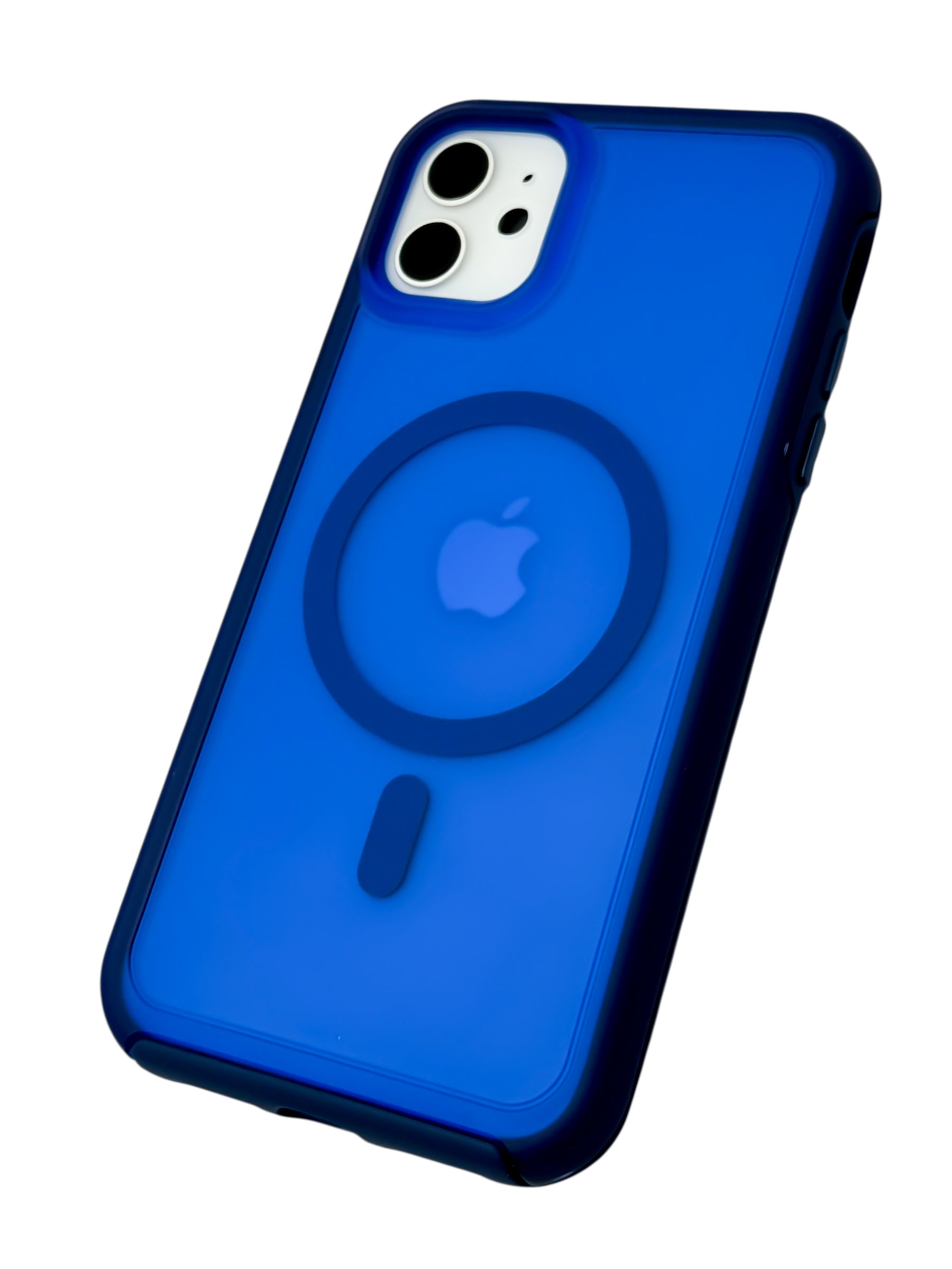 Funda Para iPhone 11 normal (6.1) Rigida Compatible Con Magsafe Color Azul