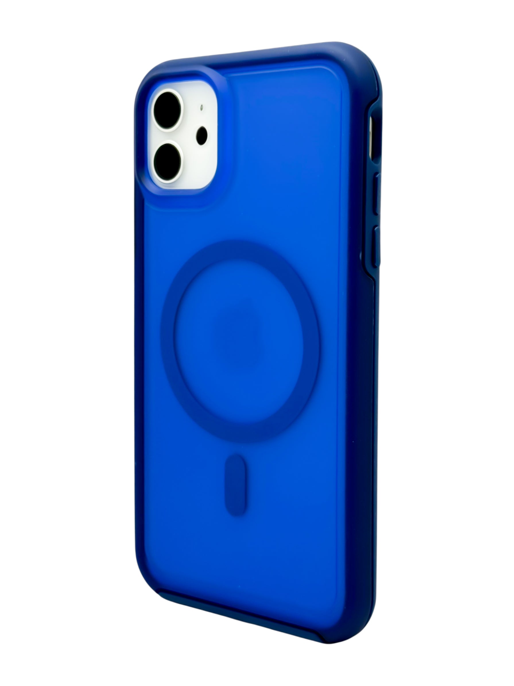 Funda Para iPhone 11 normal (6.1) Rigida Compatible Con Magsafe Color Azul
