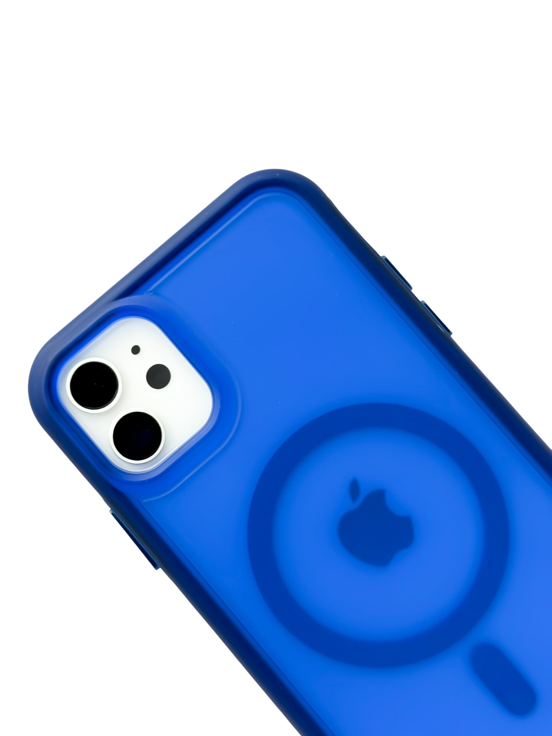 Funda Para iPhone 11 normal (6.1) Rigida Compatible Con Magsafe Color Azul