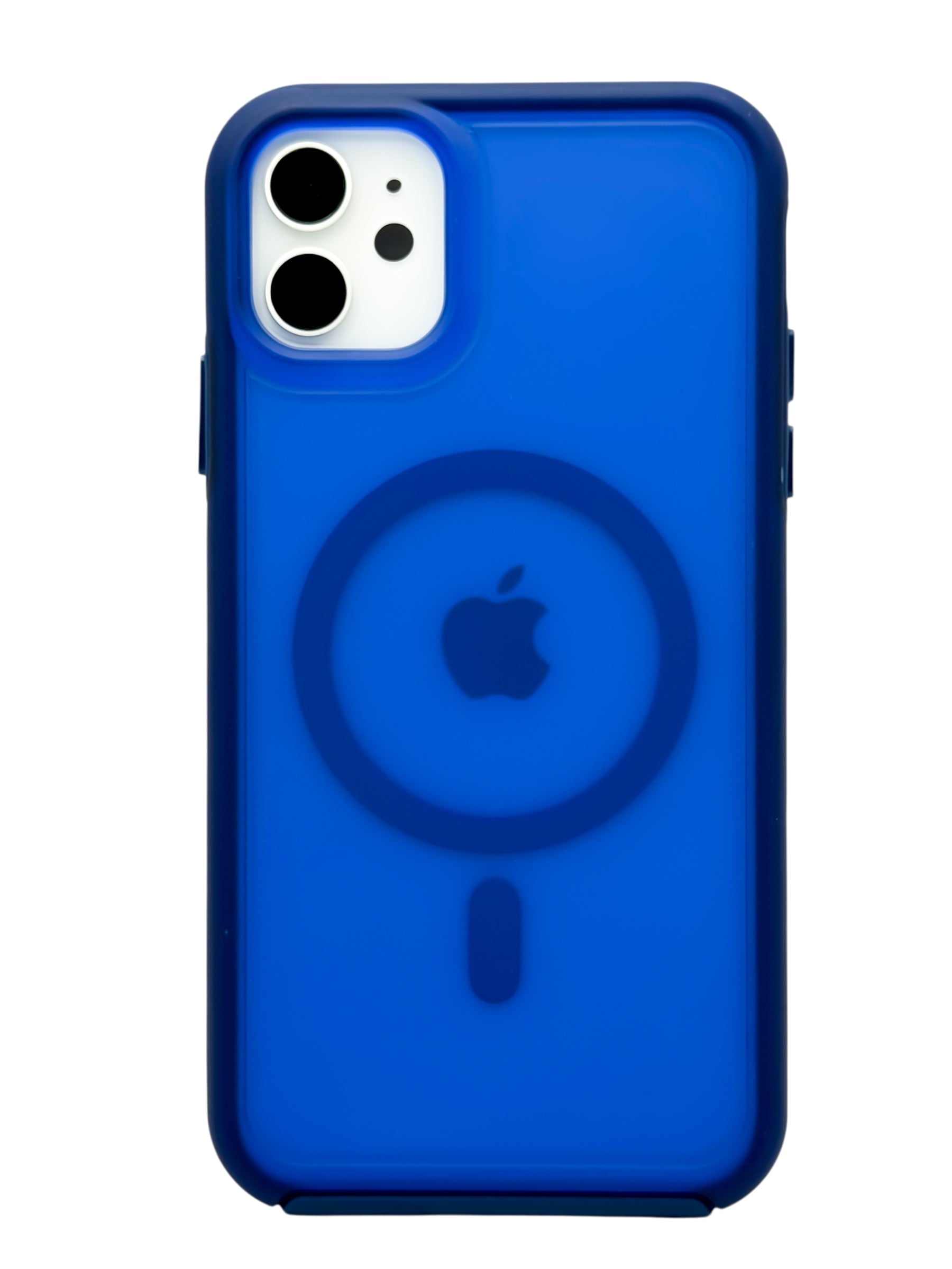 Funda Para iPhone 11 normal (6.1) Rigida Compatible Con Magsafe Color Azul