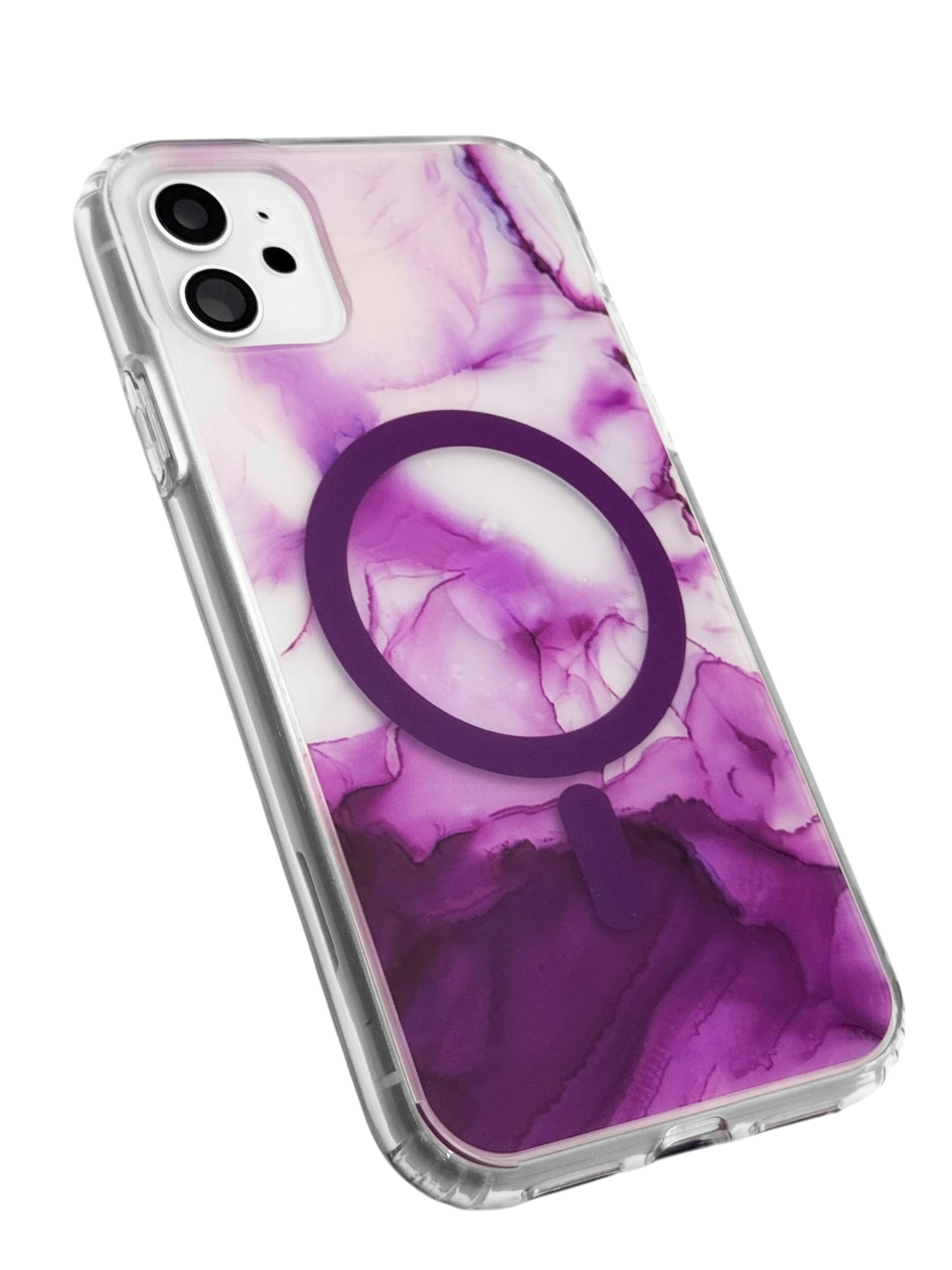 Funda para iPhone 11 normal (6.1) con Magsafe diseño Humo morado