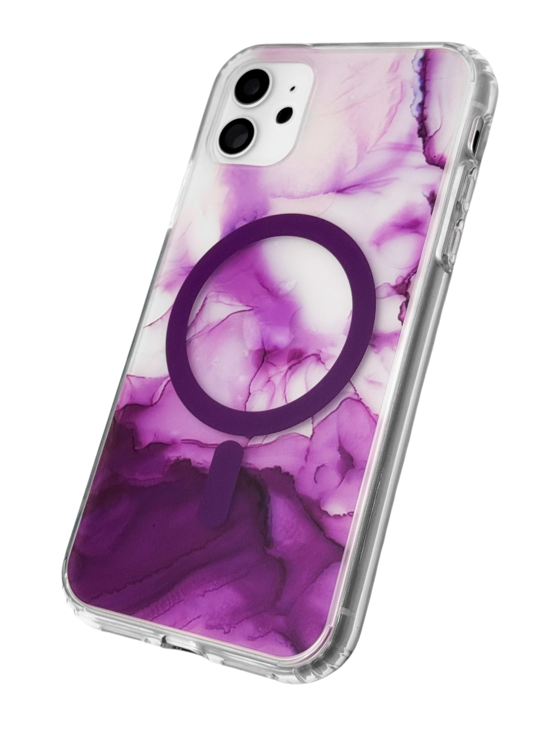 Funda para iPhone 11 normal (6.1) con Magsafe diseño Humo morado