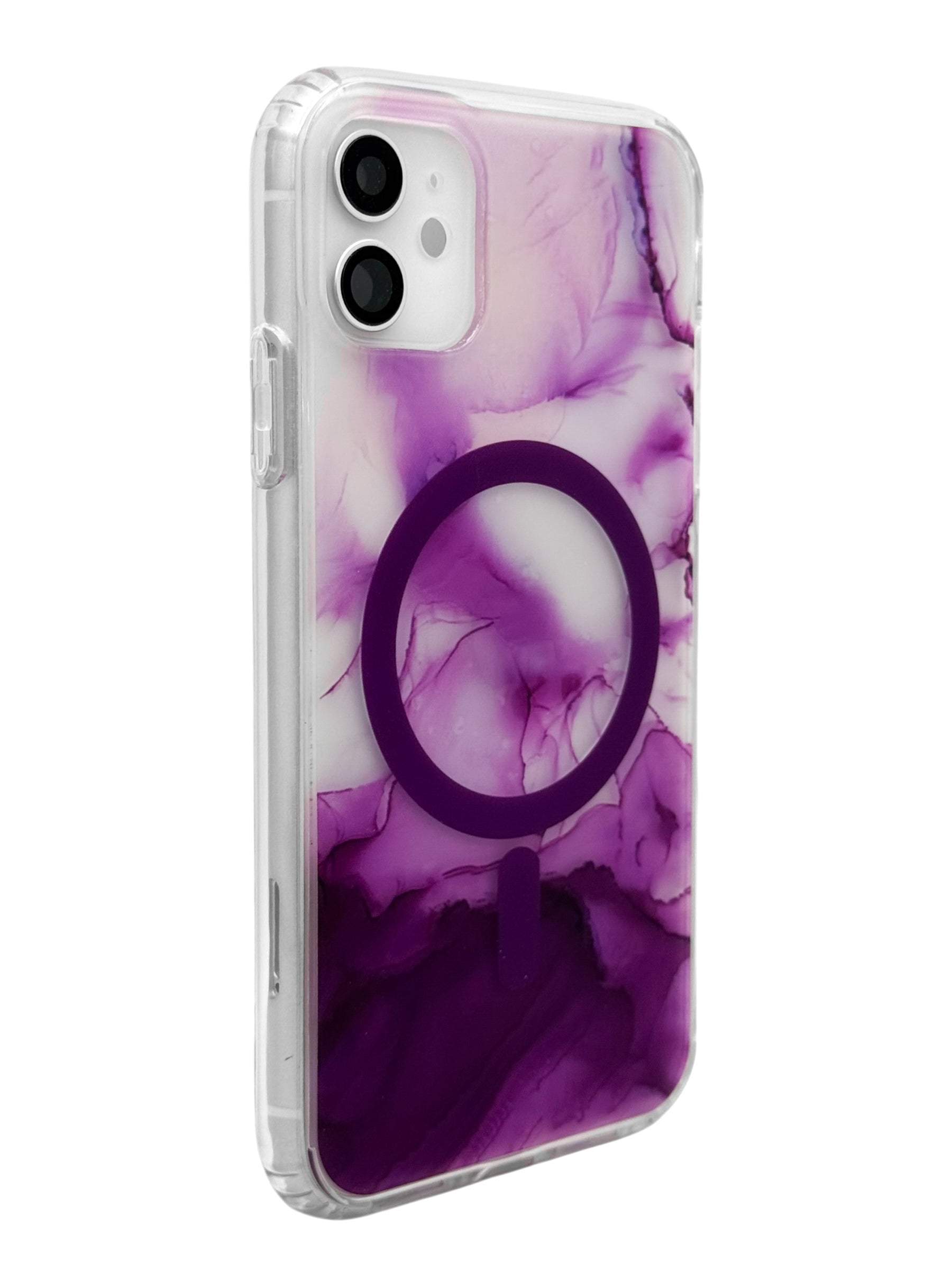 Funda para iPhone 11 normal (6.1) con Magsafe diseño Humo morado