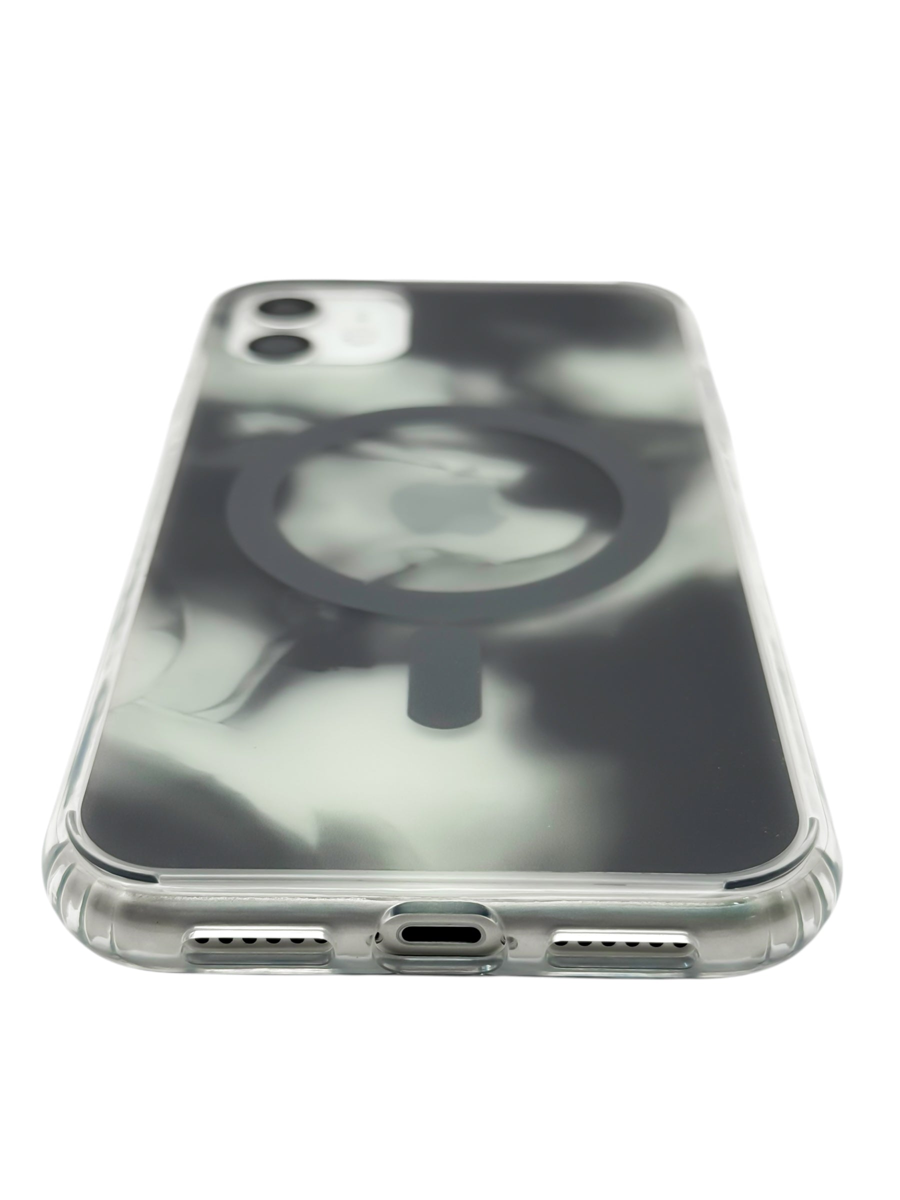 Funda para iPhone 11 normal (6.1) con Magsafe diseño Humo negro