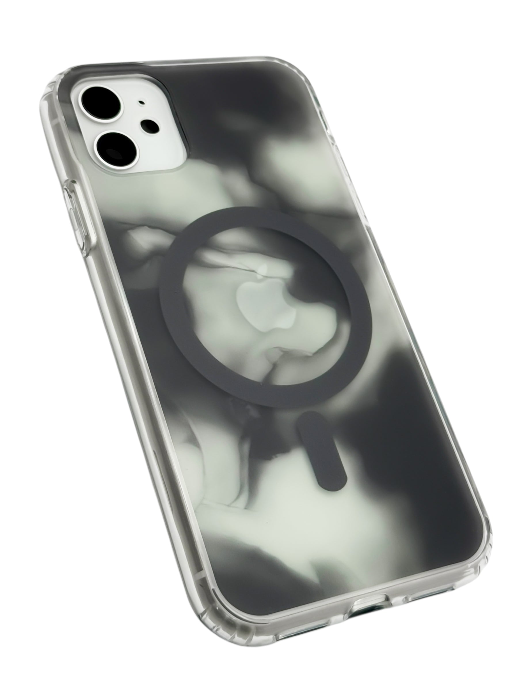 Funda para iPhone 11 normal (6.1) con Magsafe diseño Humo negro