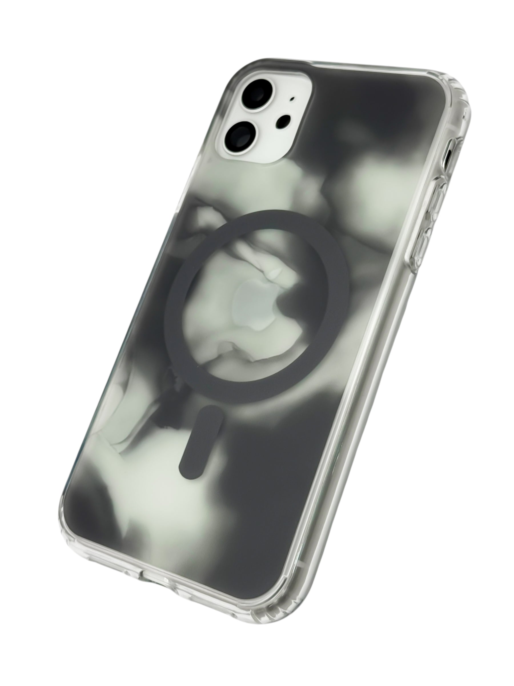 Funda para iPhone 11 normal (6.1) con Magsafe diseño Humo negro