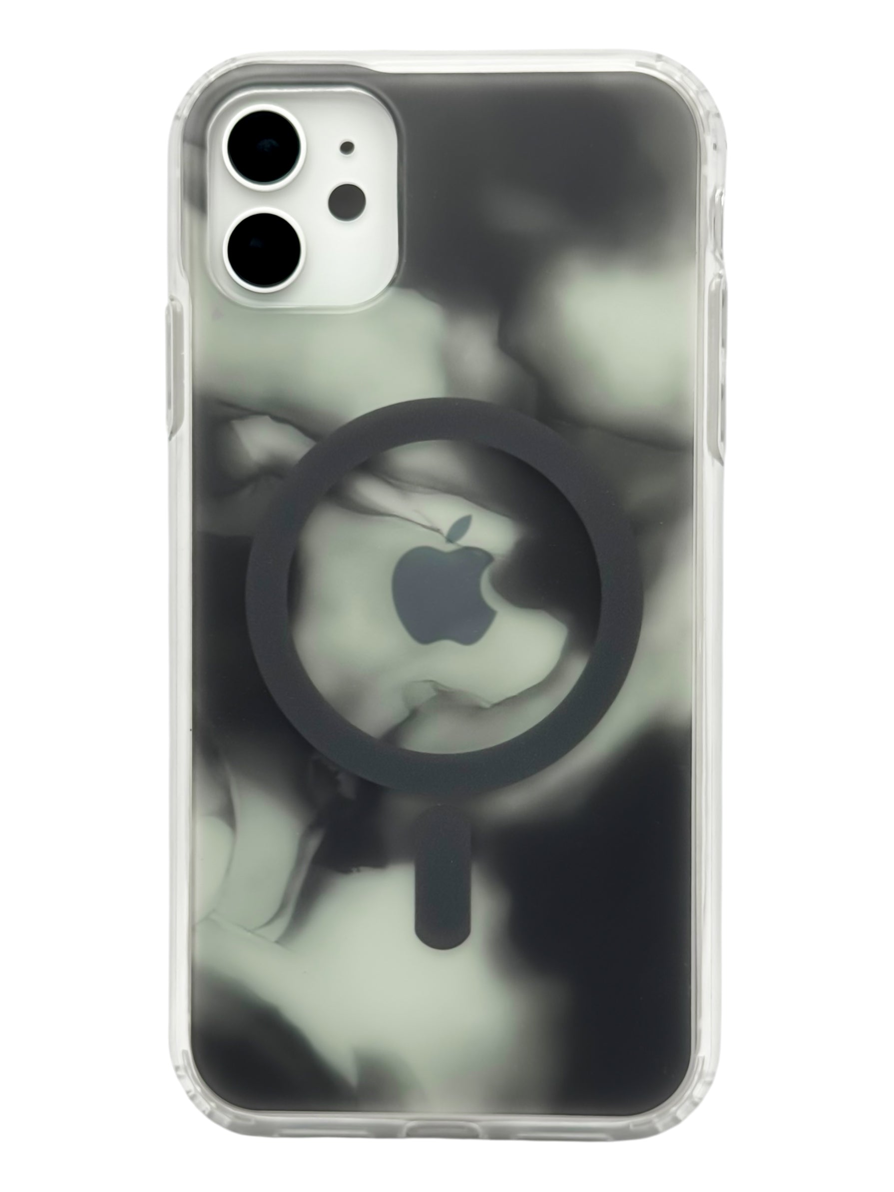Funda para iPhone 11 normal (6.1) con Magsafe diseño Humo negro