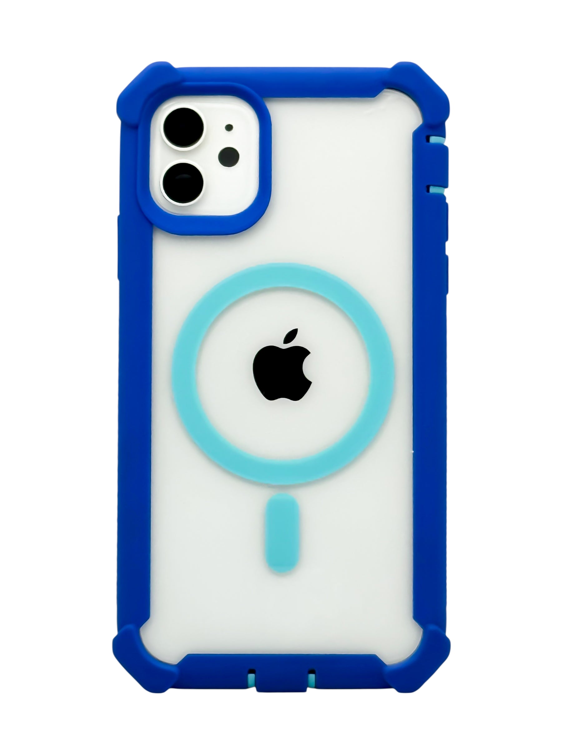 Funda para iPhone 11 normal (6.1) con magsafe y marco frontal incluido color azul