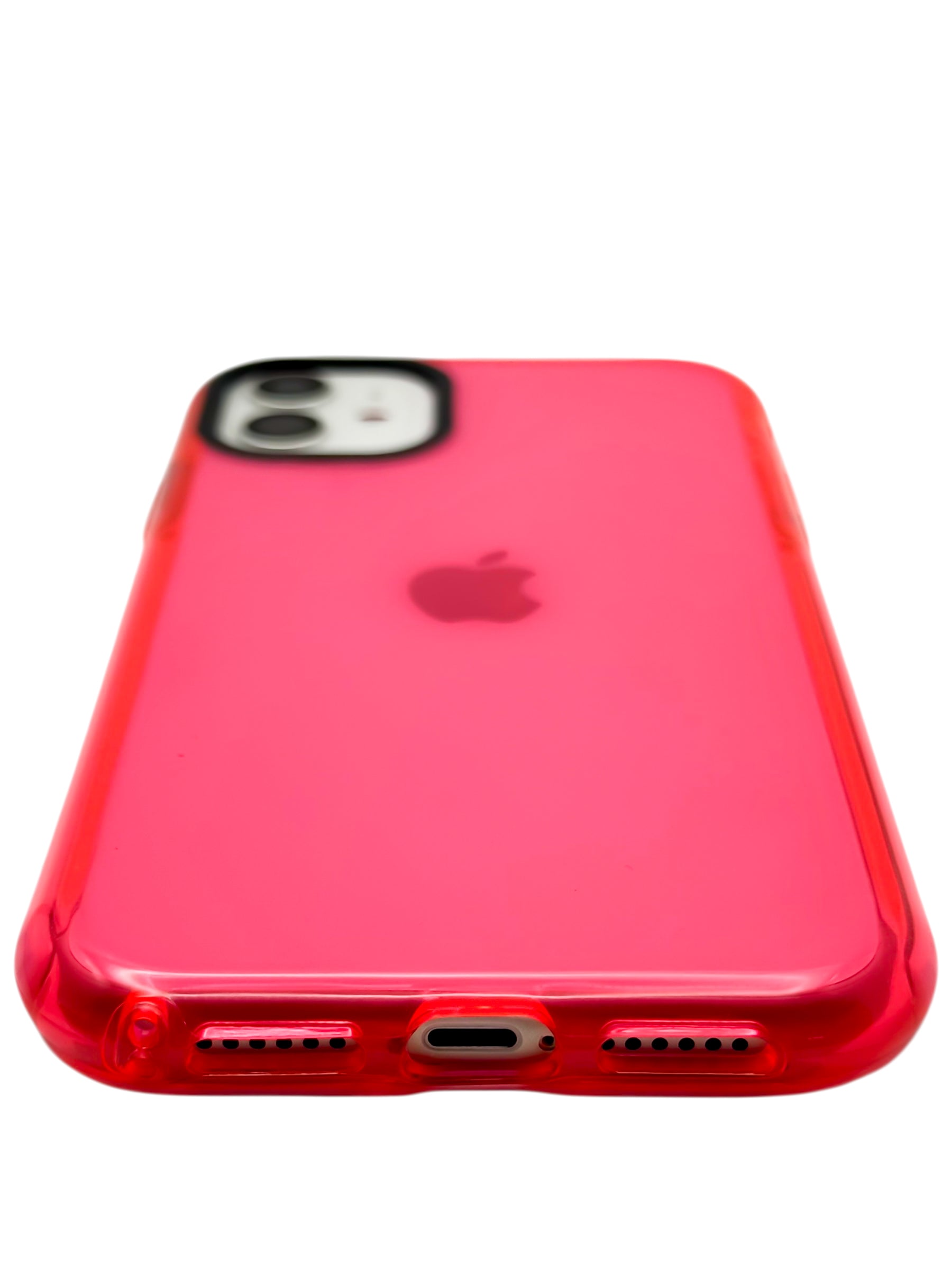 Funda Para iPhone 11 normal (6.1) color rosa neon