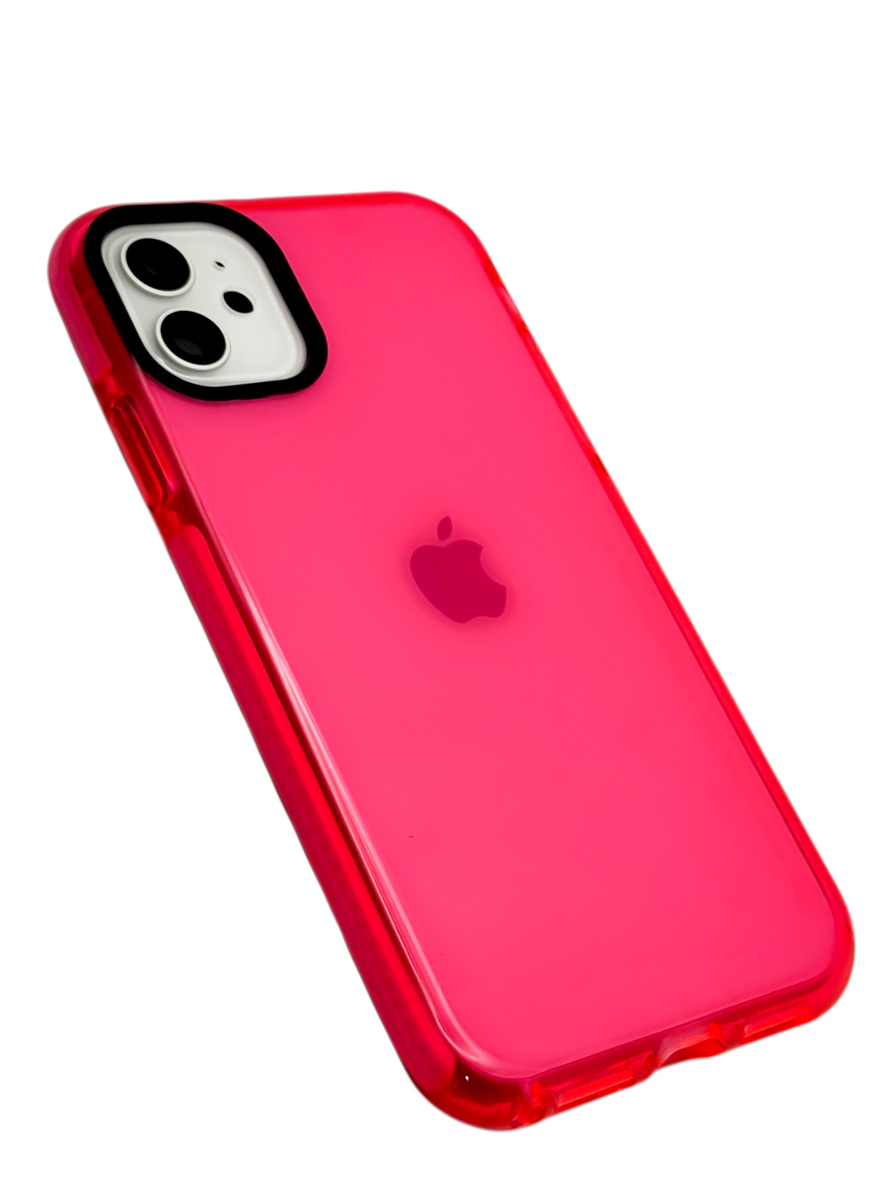 Funda Para iPhone 11 normal (6.1) color rosa neon