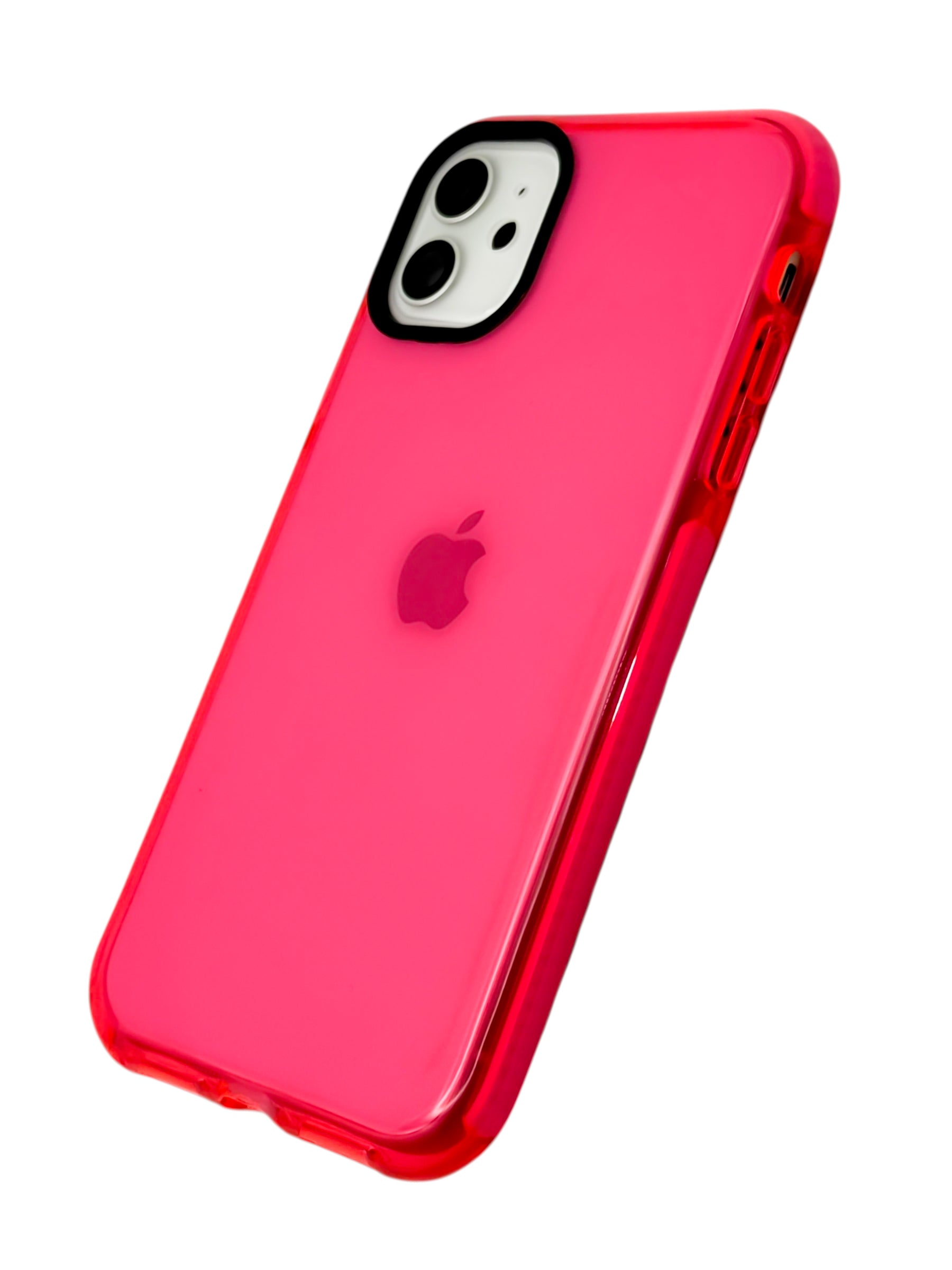 Funda Para iPhone 11 normal (6.1) color rosa neon