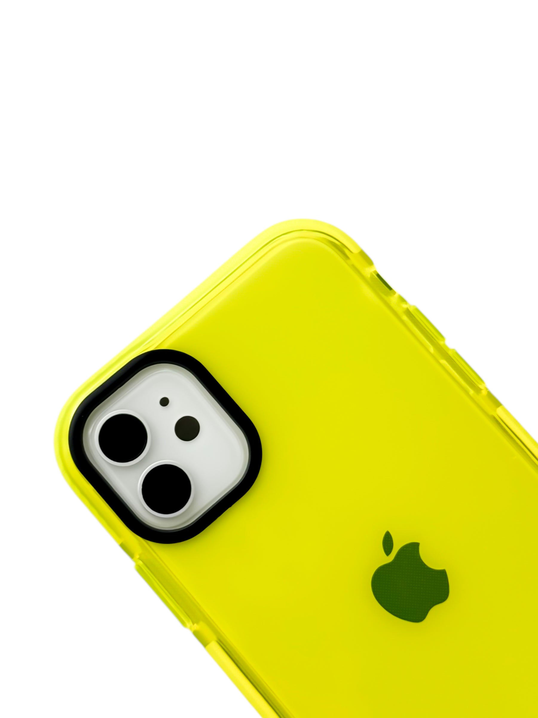 Funda Para iPhone 11 normal (6.1) color amarillo neon