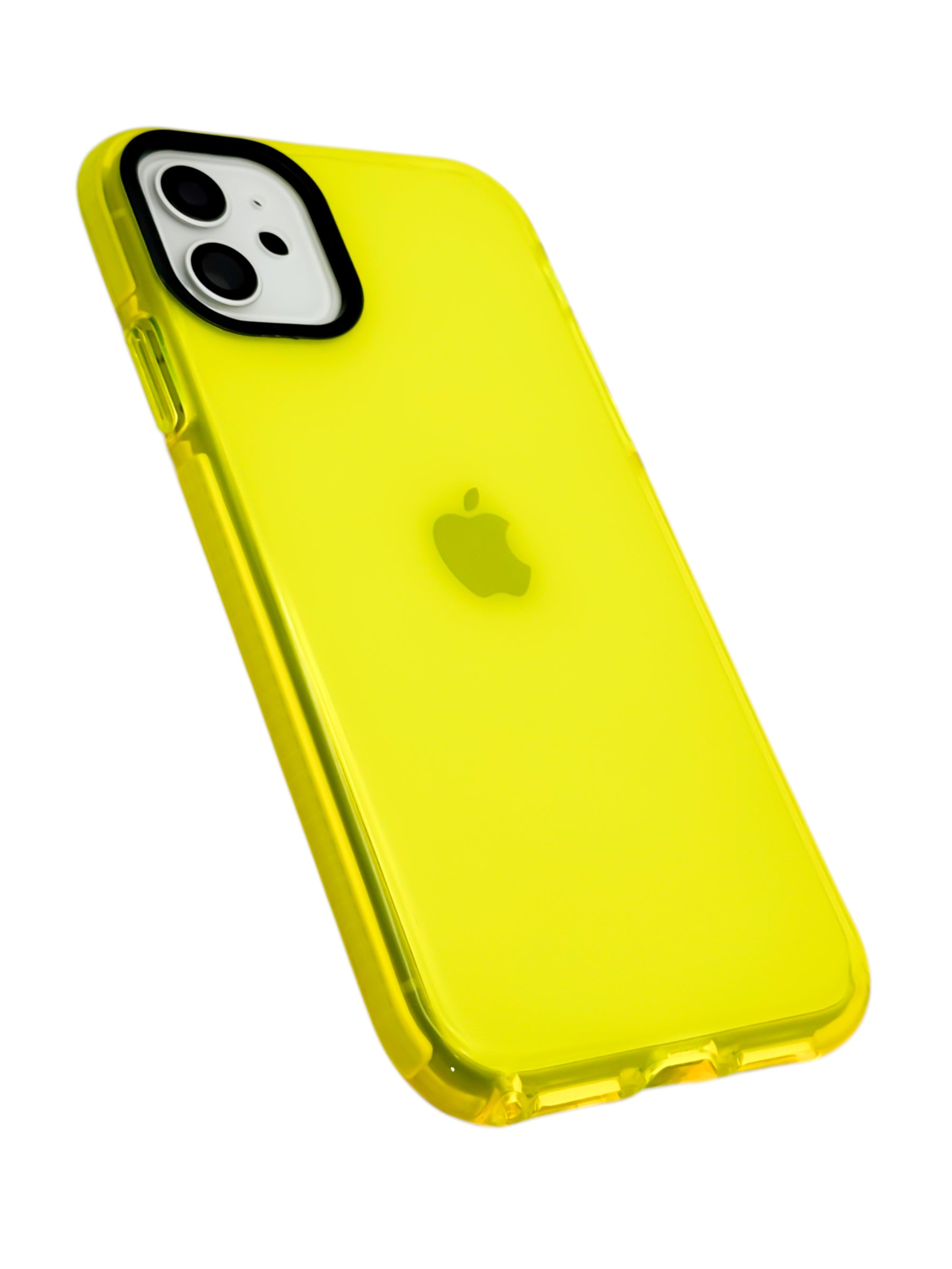 Funda Para iPhone 11 normal (6.1) color amarillo neon