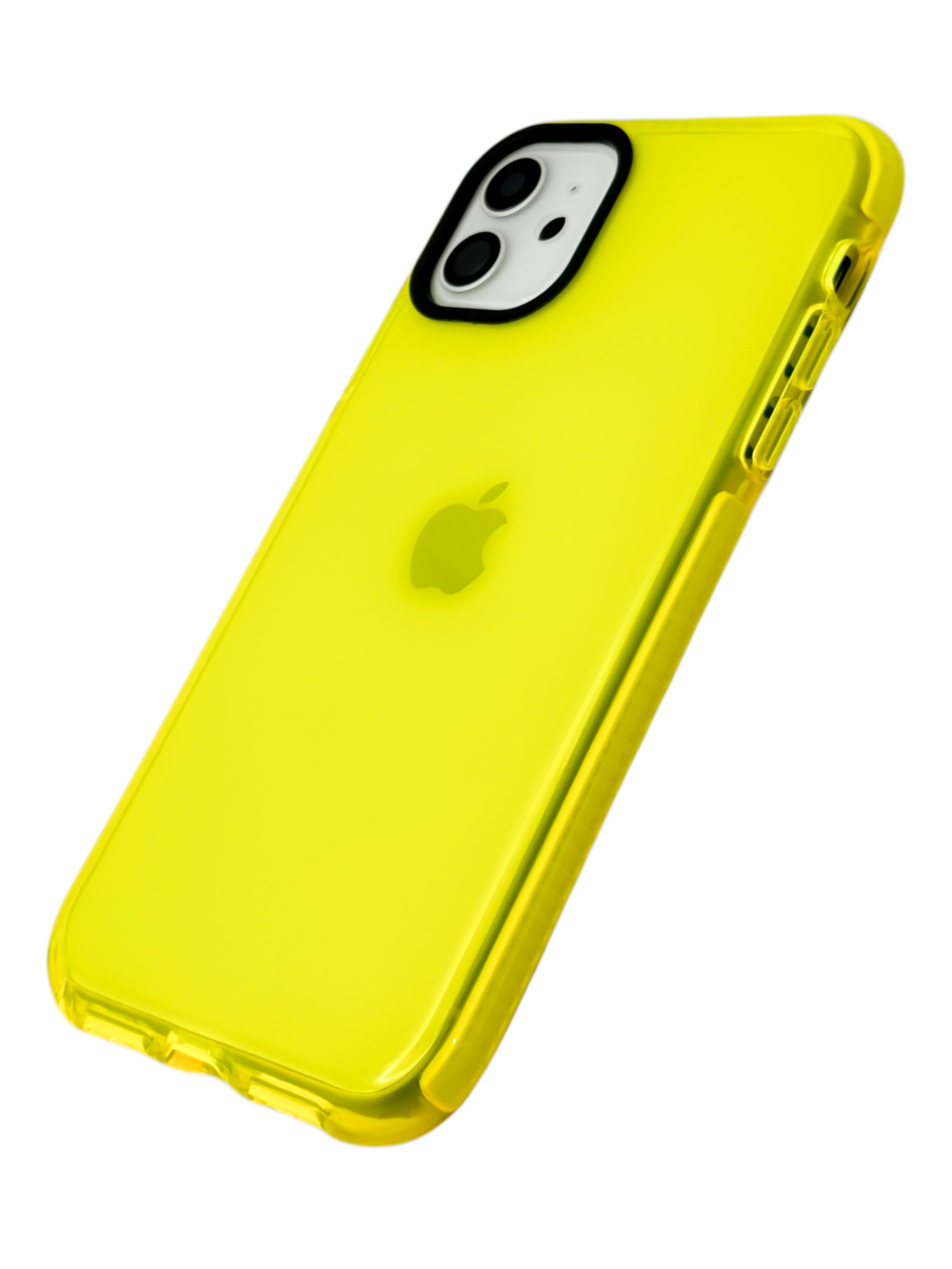 Funda Para iPhone 11 normal (6.1) color amarillo neon