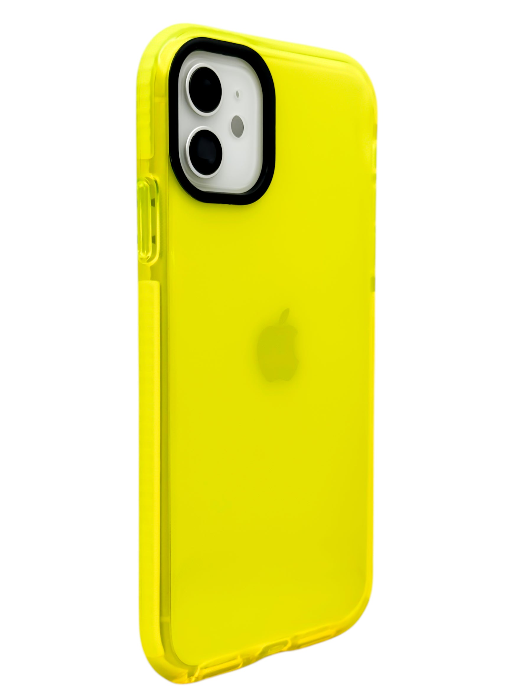 Funda Para iPhone 11 normal (6.1) color amarillo neon